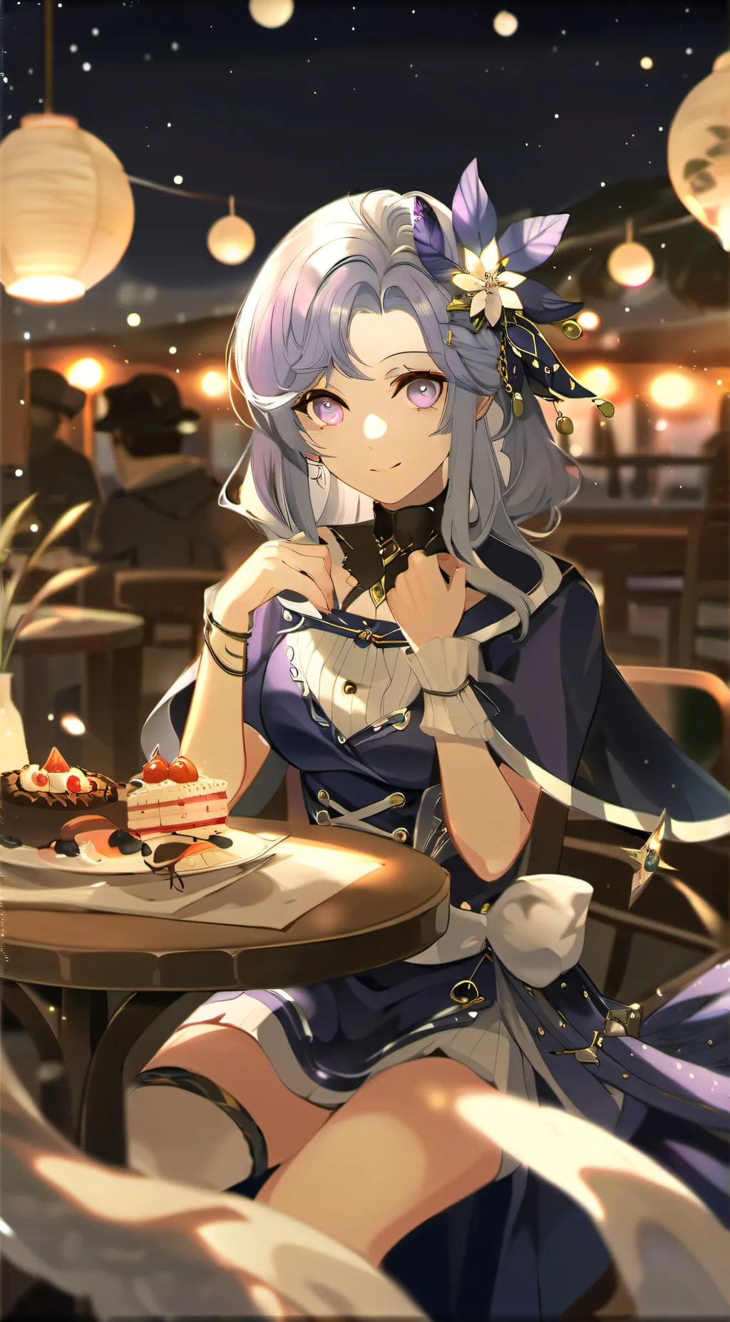 ai character: Starlight background