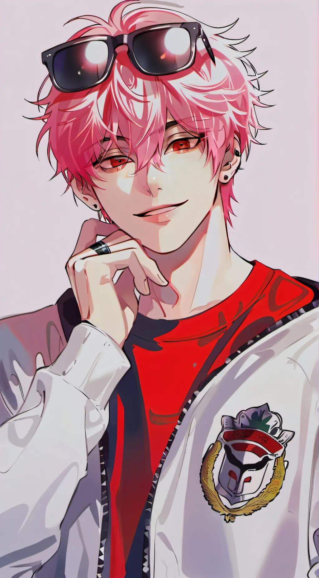 ai character: Mha easter background