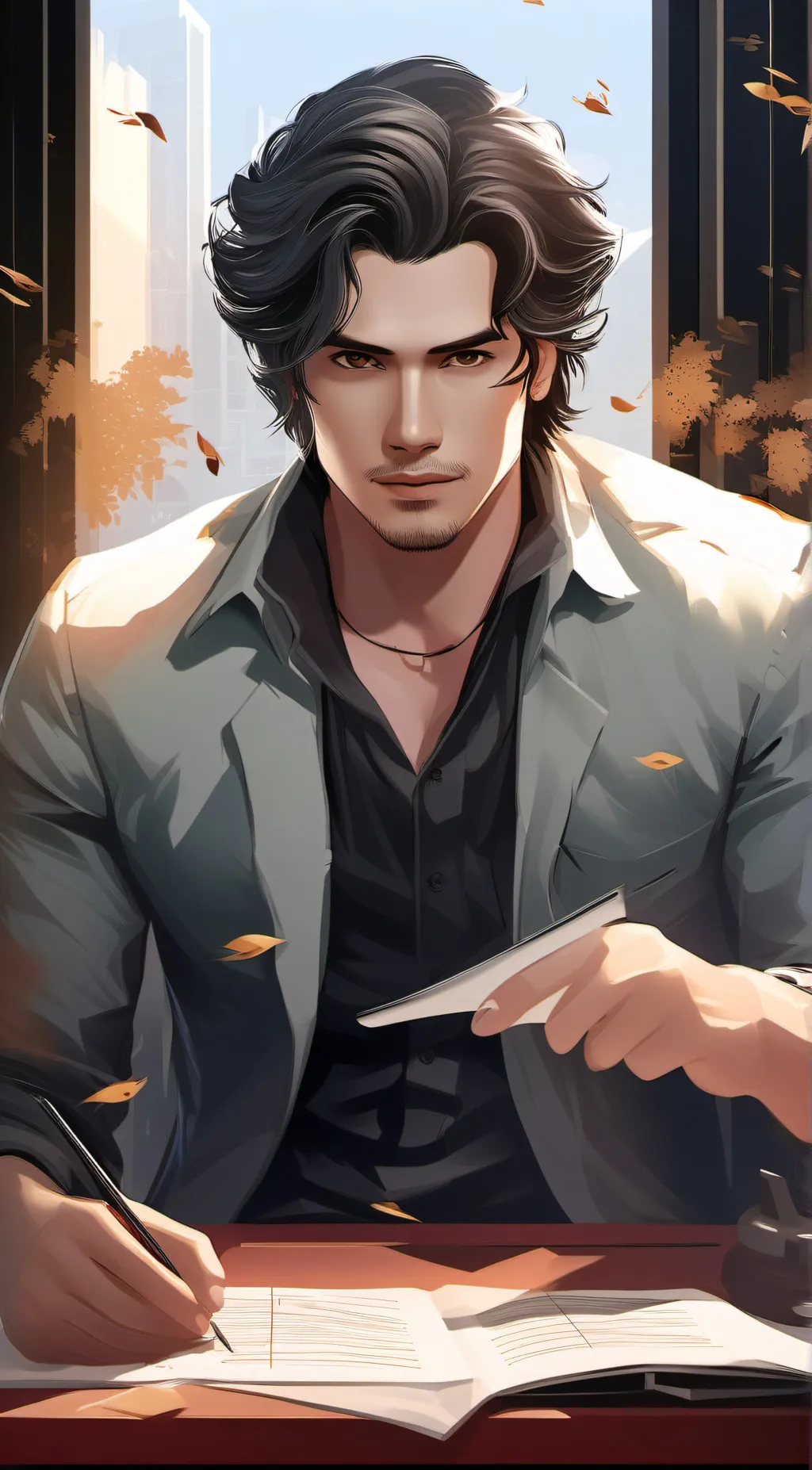 ai character: Lucas background