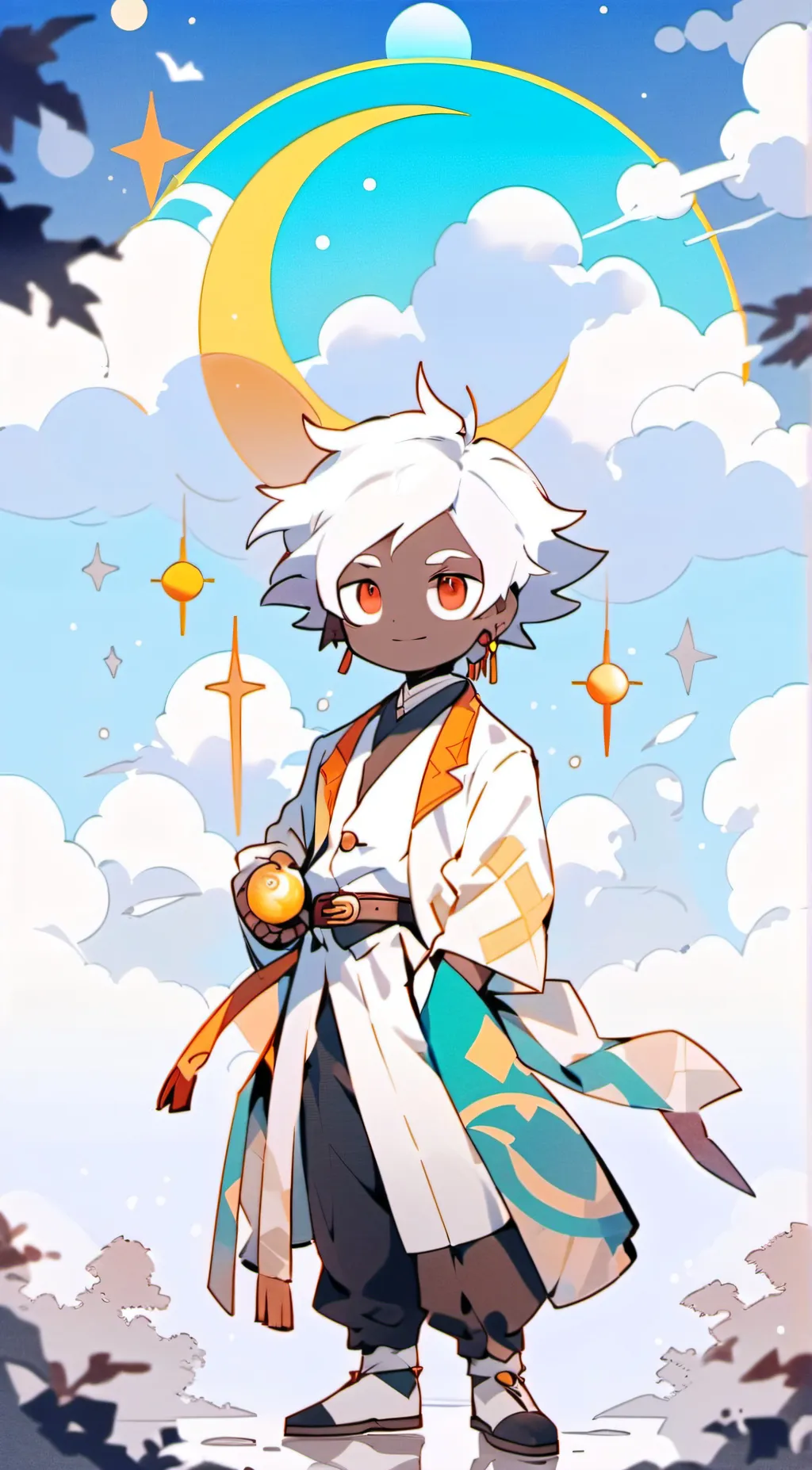 ai character: ruin background