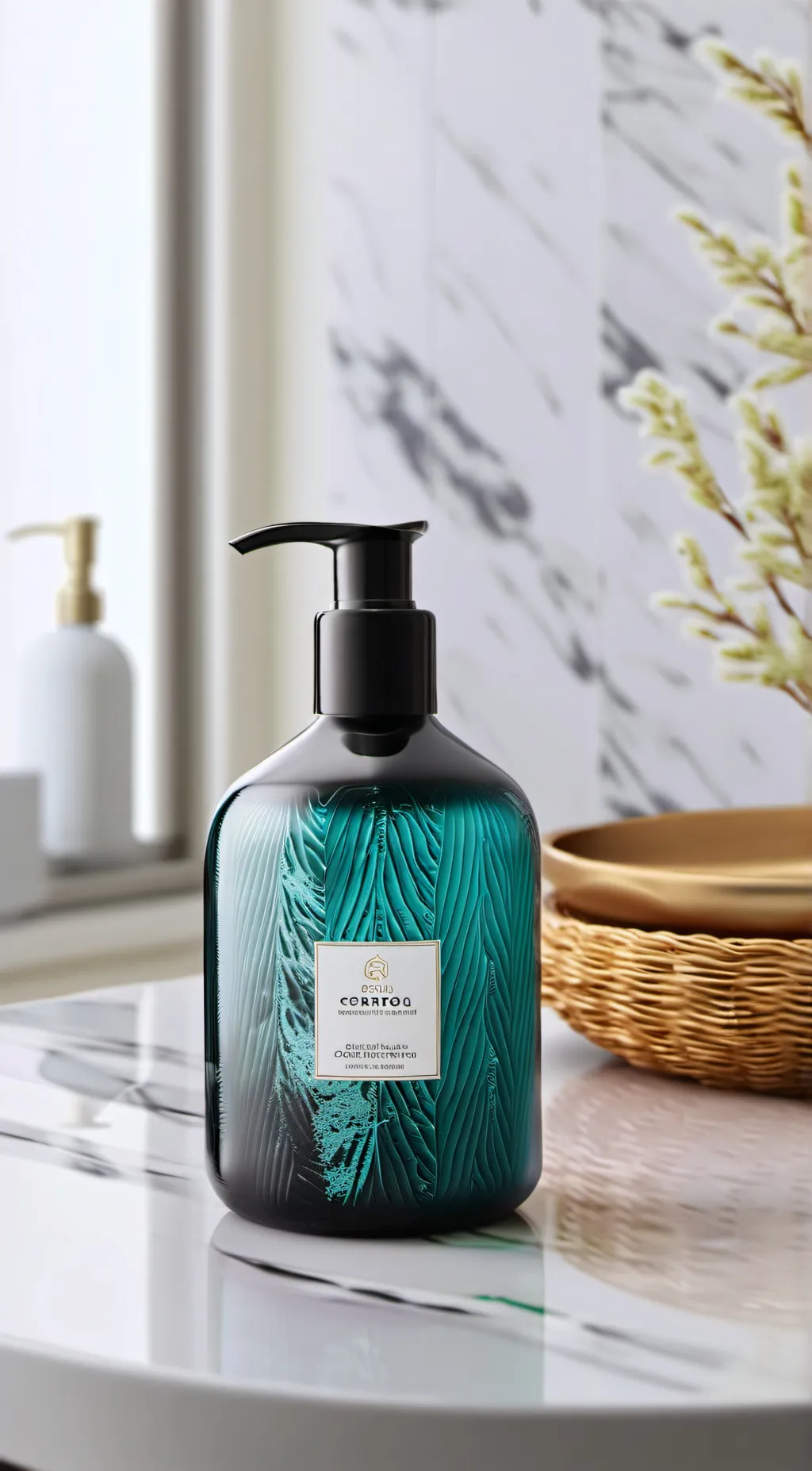 ai character: shampoo trend  background