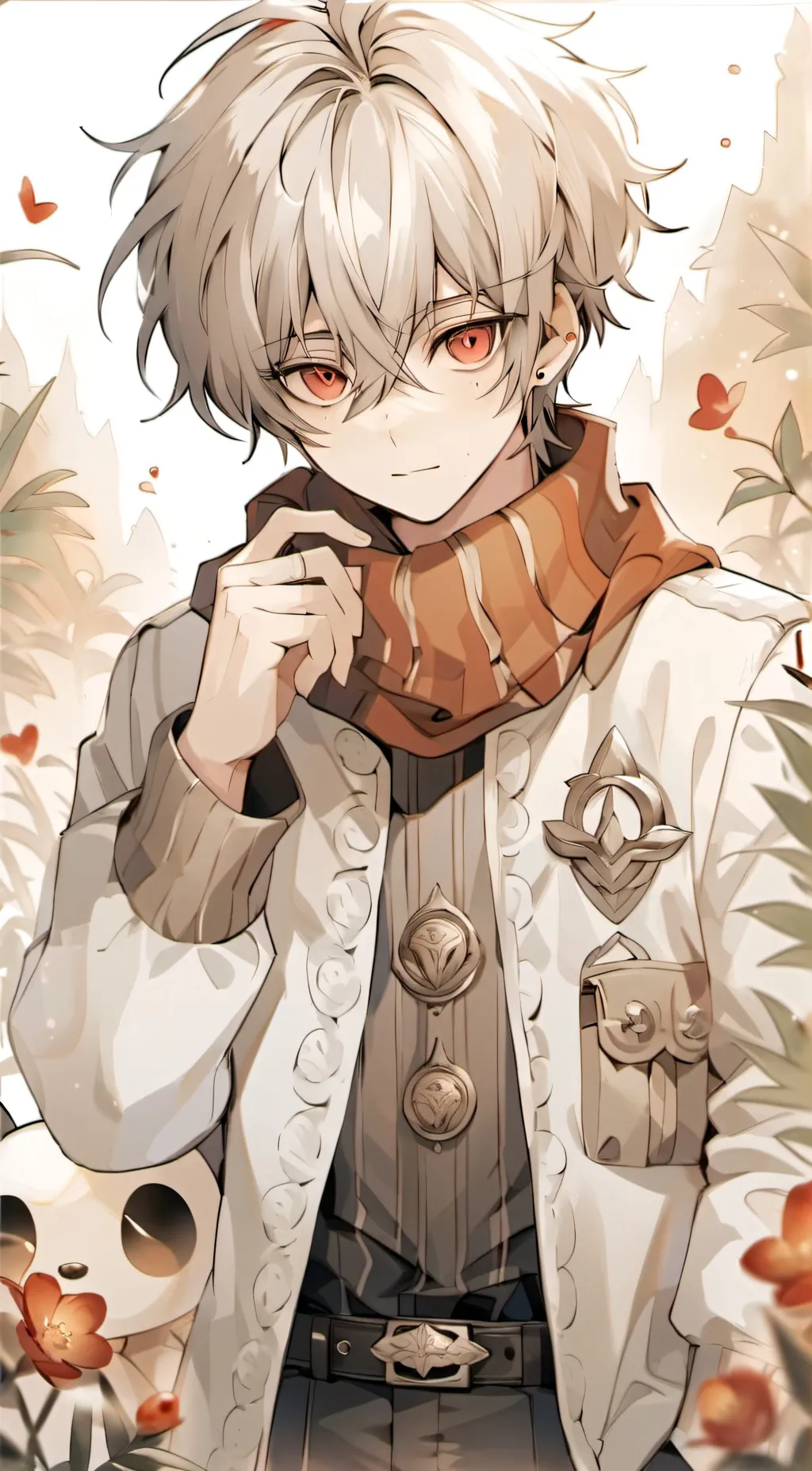 ai character: Leon  background