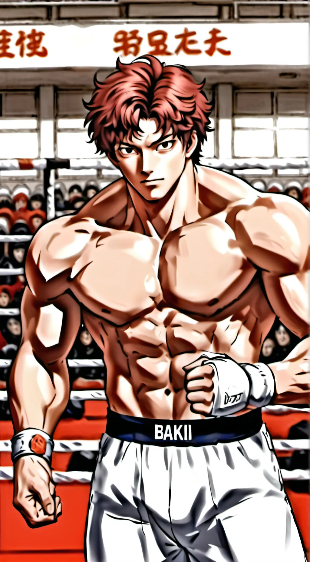 ai character: Bakii  background