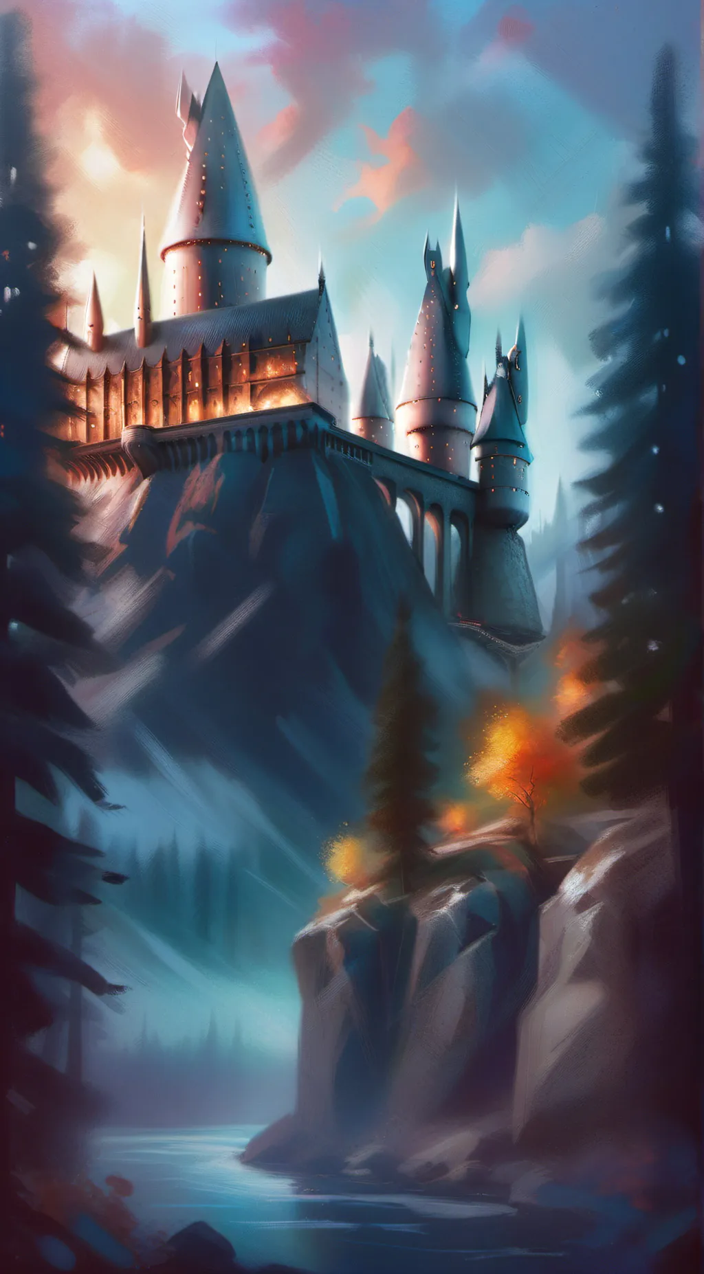 ai character: Hogwarts background