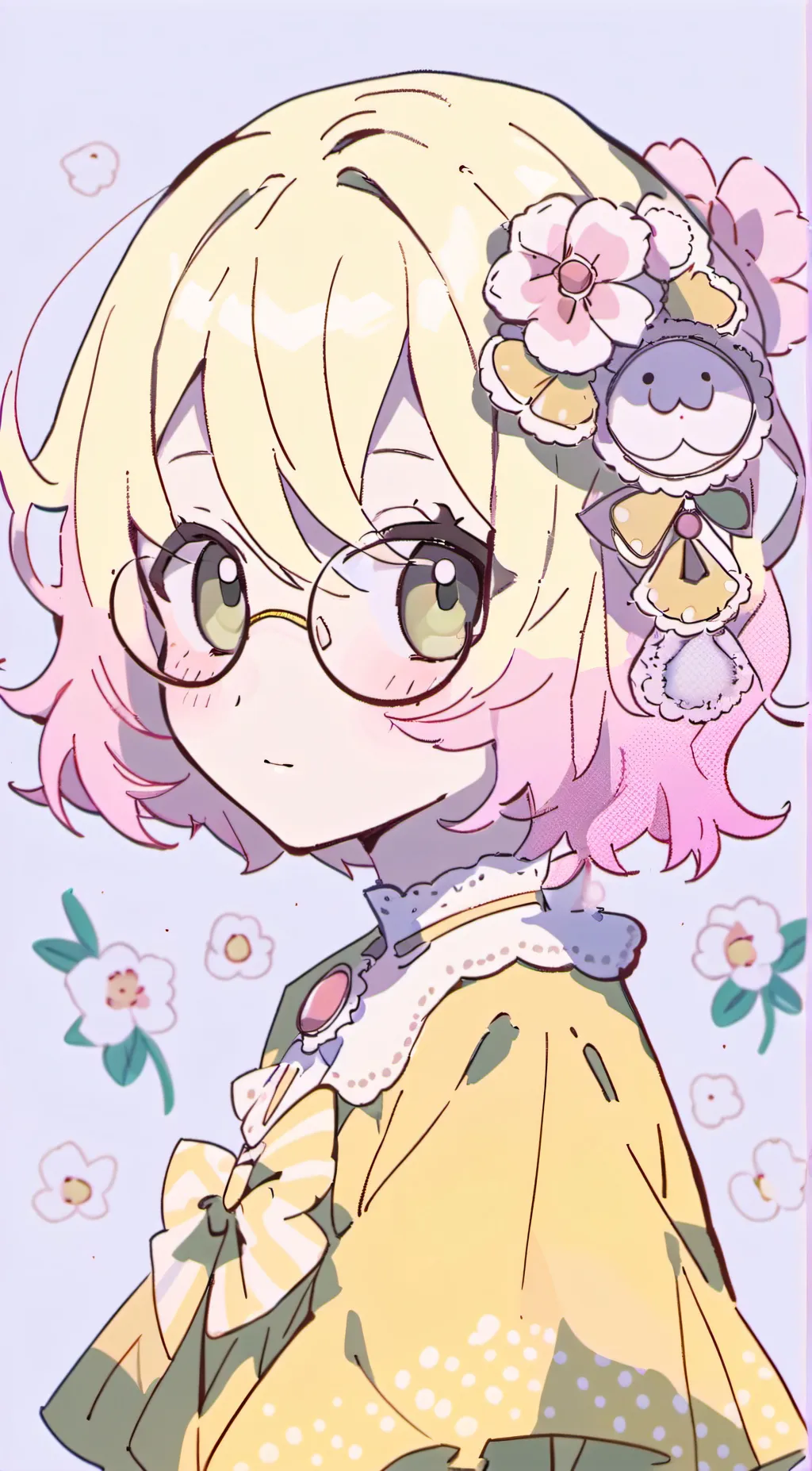 ai character: mushroom background