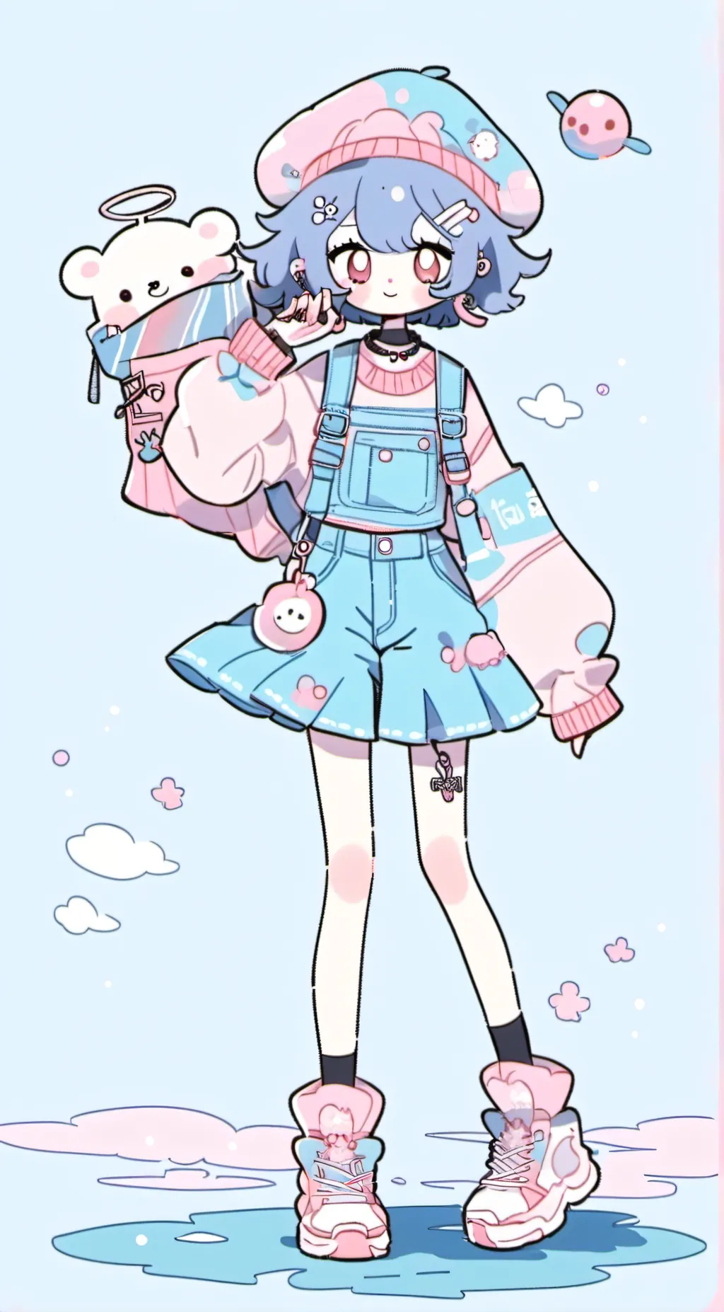 ai character: :P background