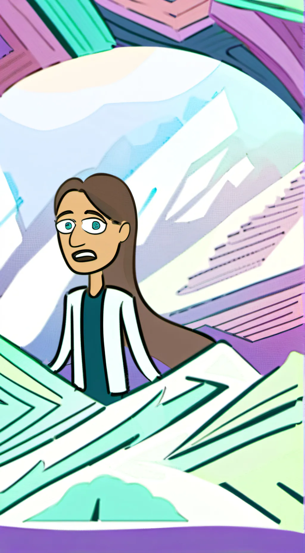 ai character: professor green background