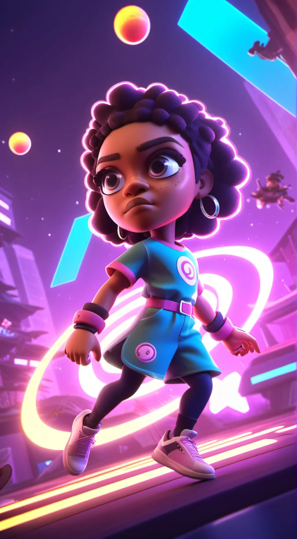 ai character: lucie background