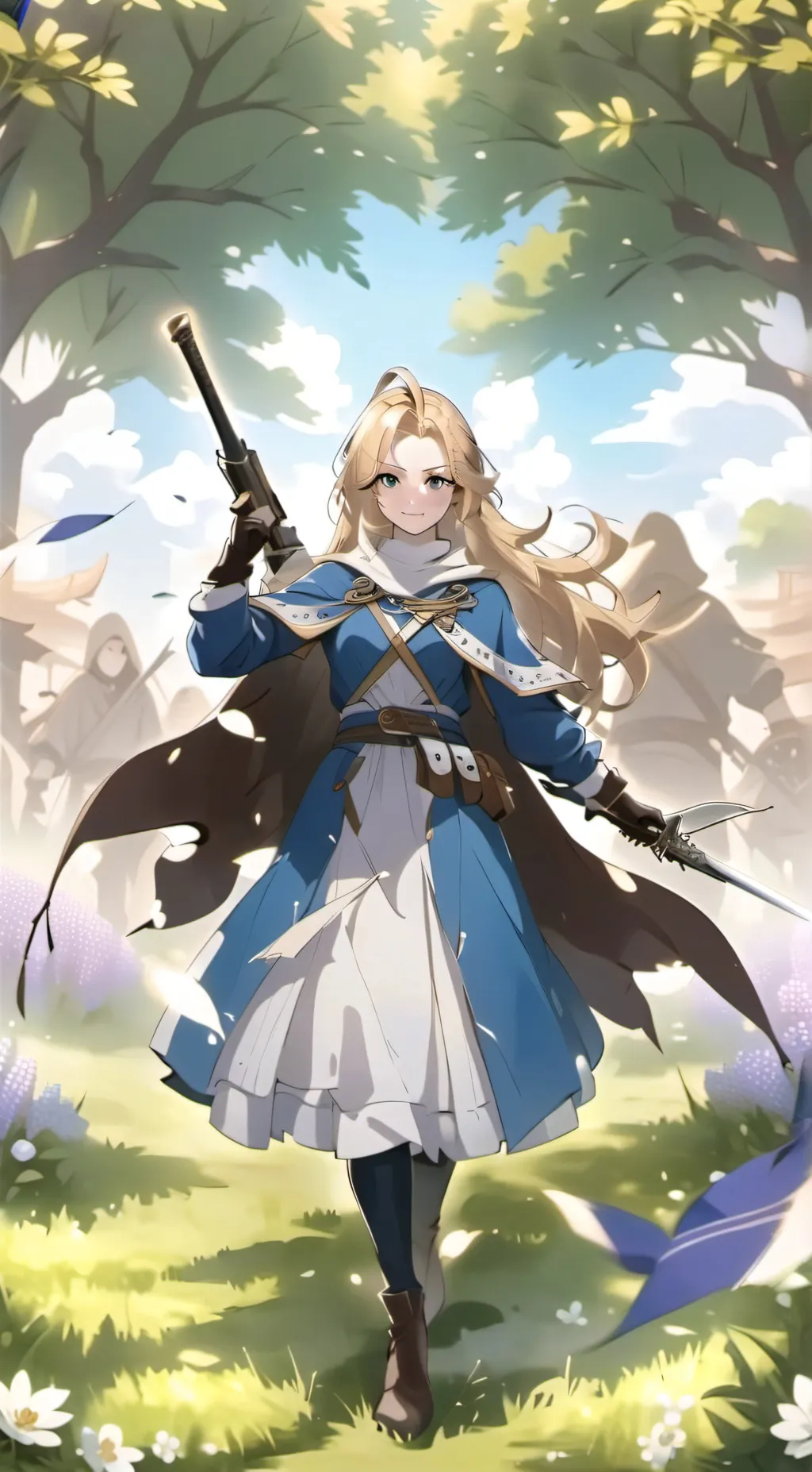 ai character: Anna Clearin  background