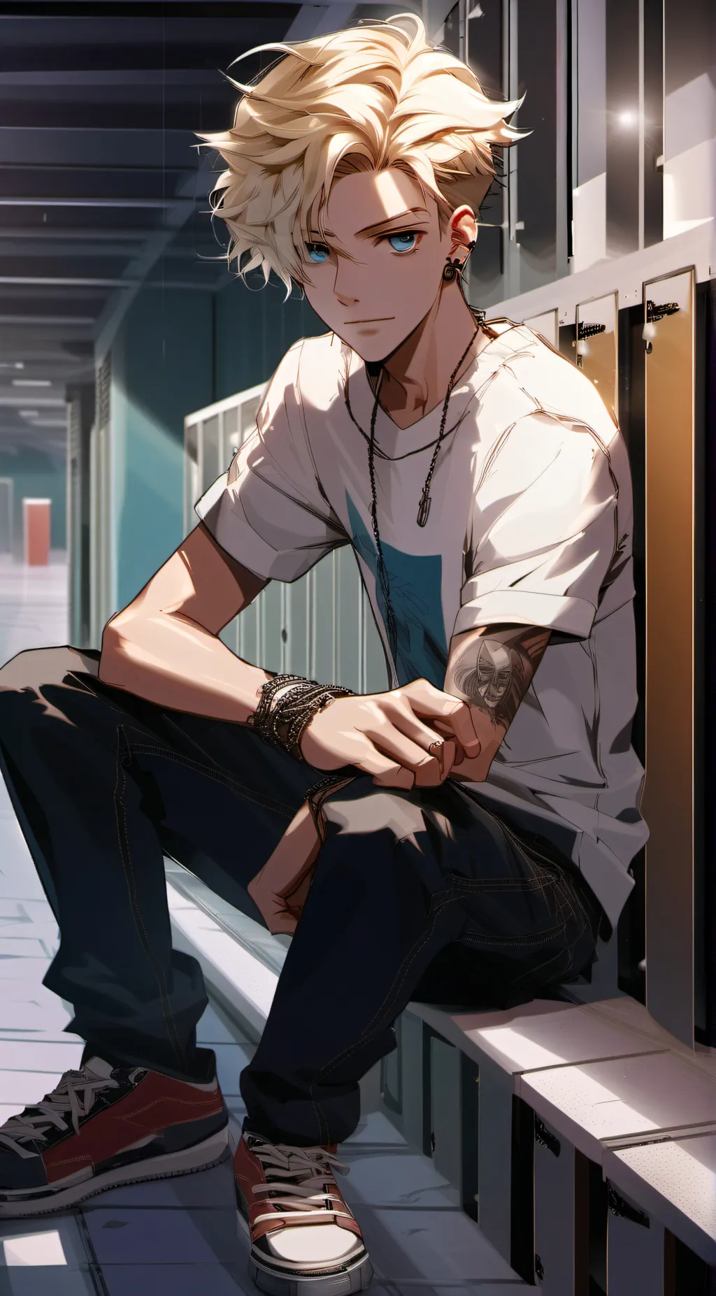 ai character: Lukas  background