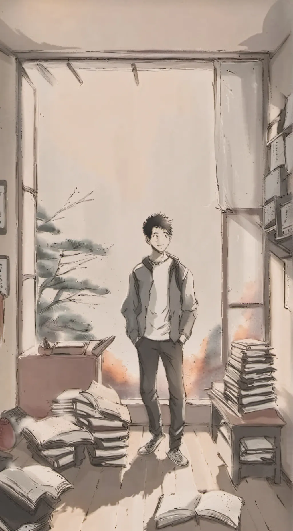 ai character: Dazai and Chuuya background