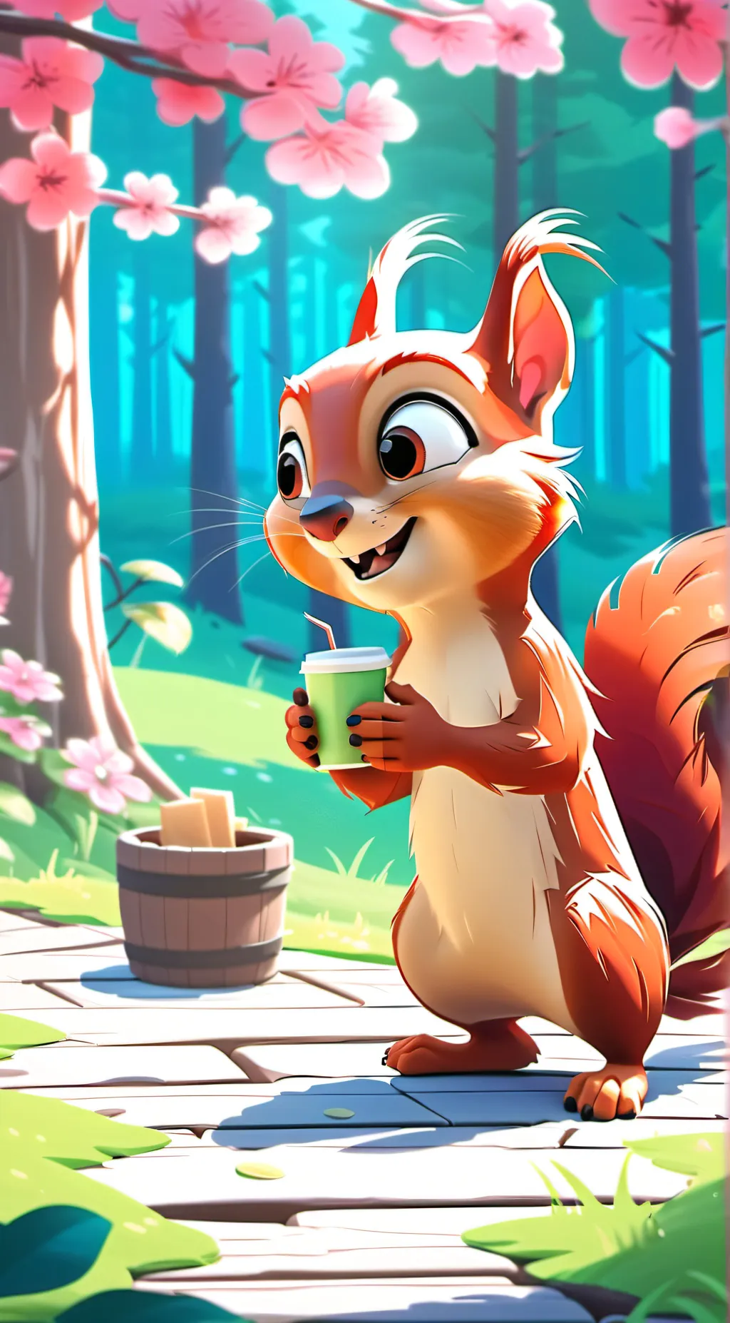 ai character: tina background