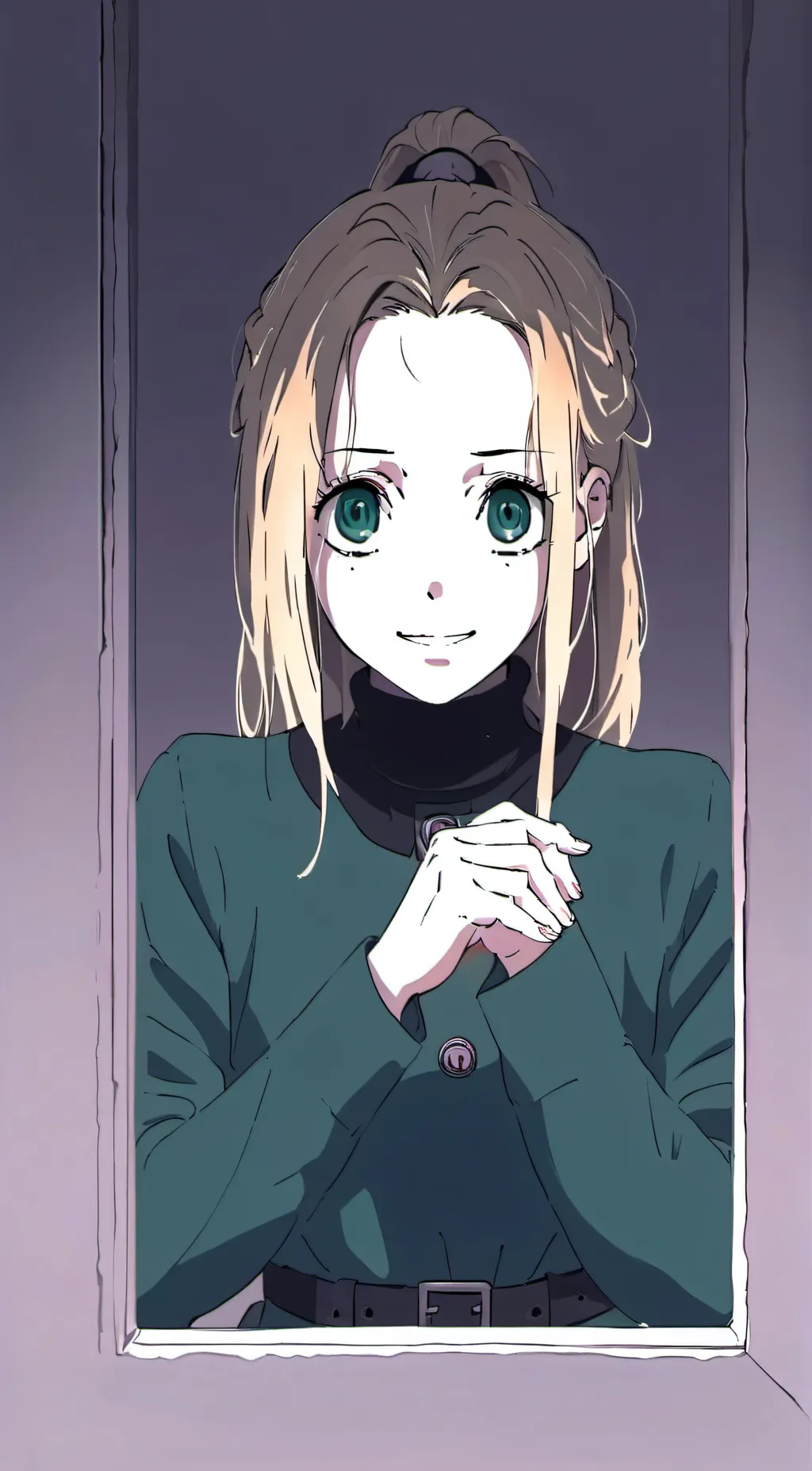 ai character: Amber background