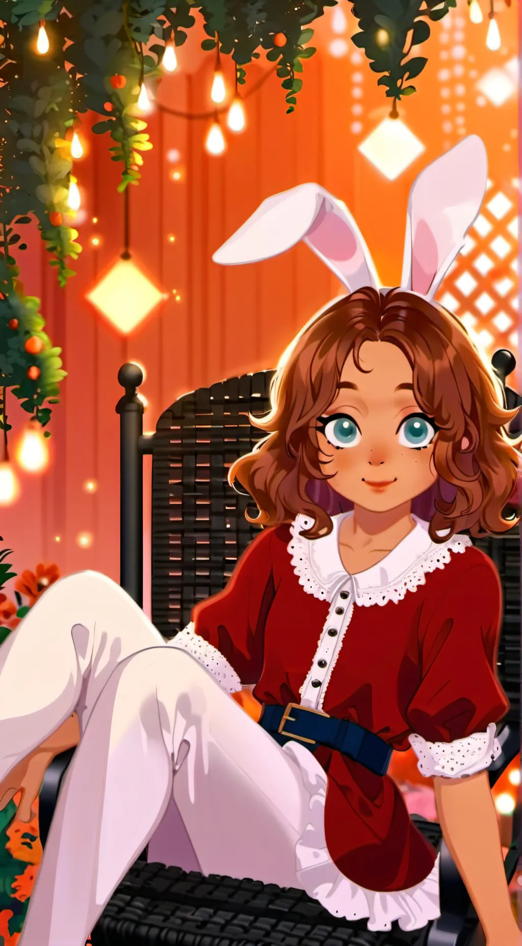 ai character: Evangeline  background