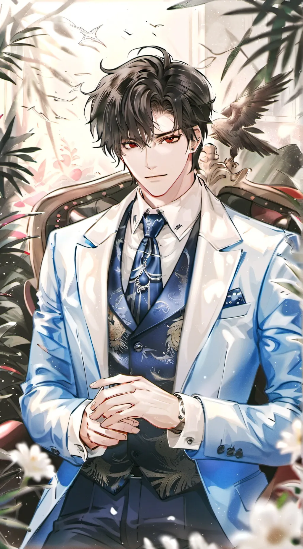 ai character: Xavier  background