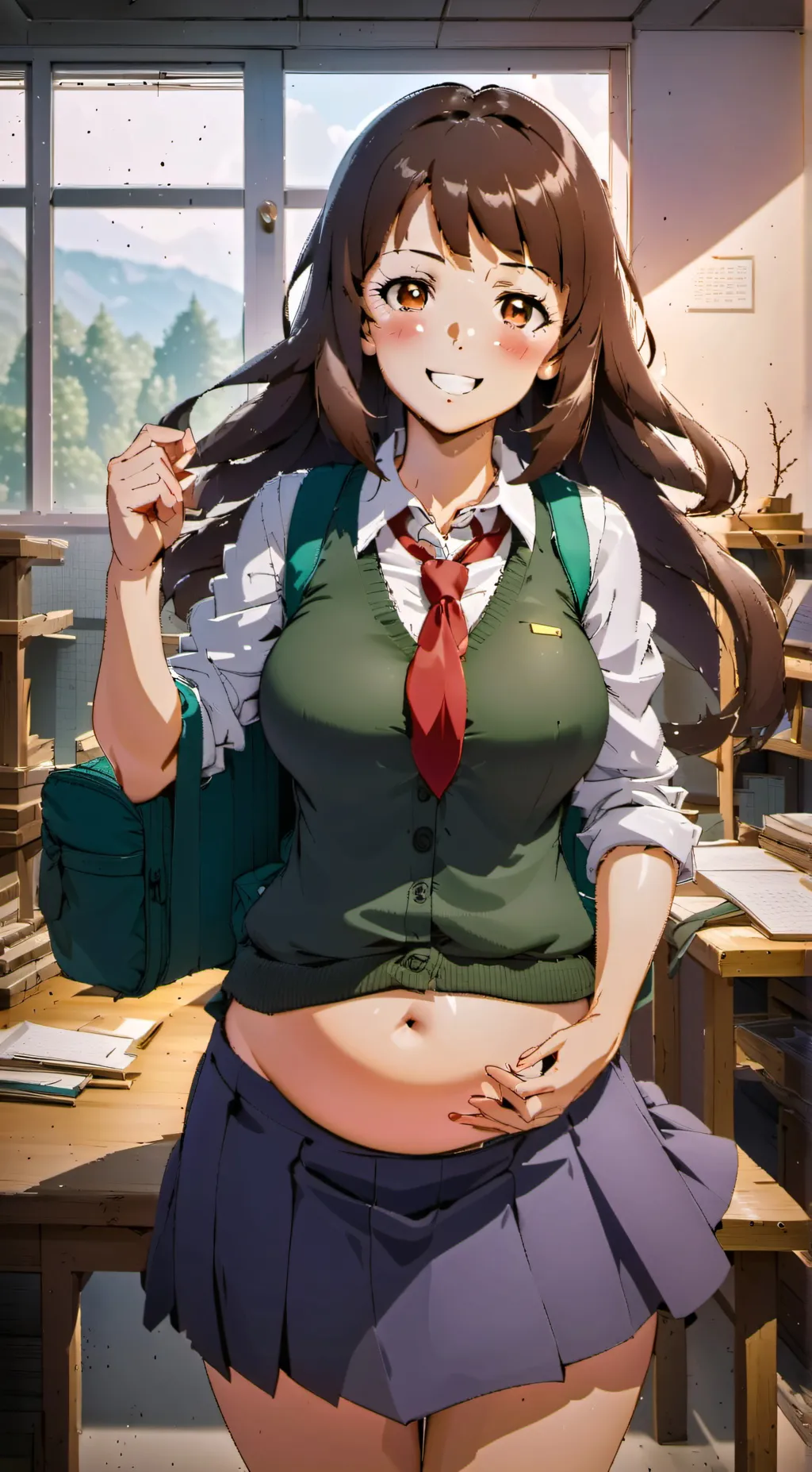 ai character: Sarah background