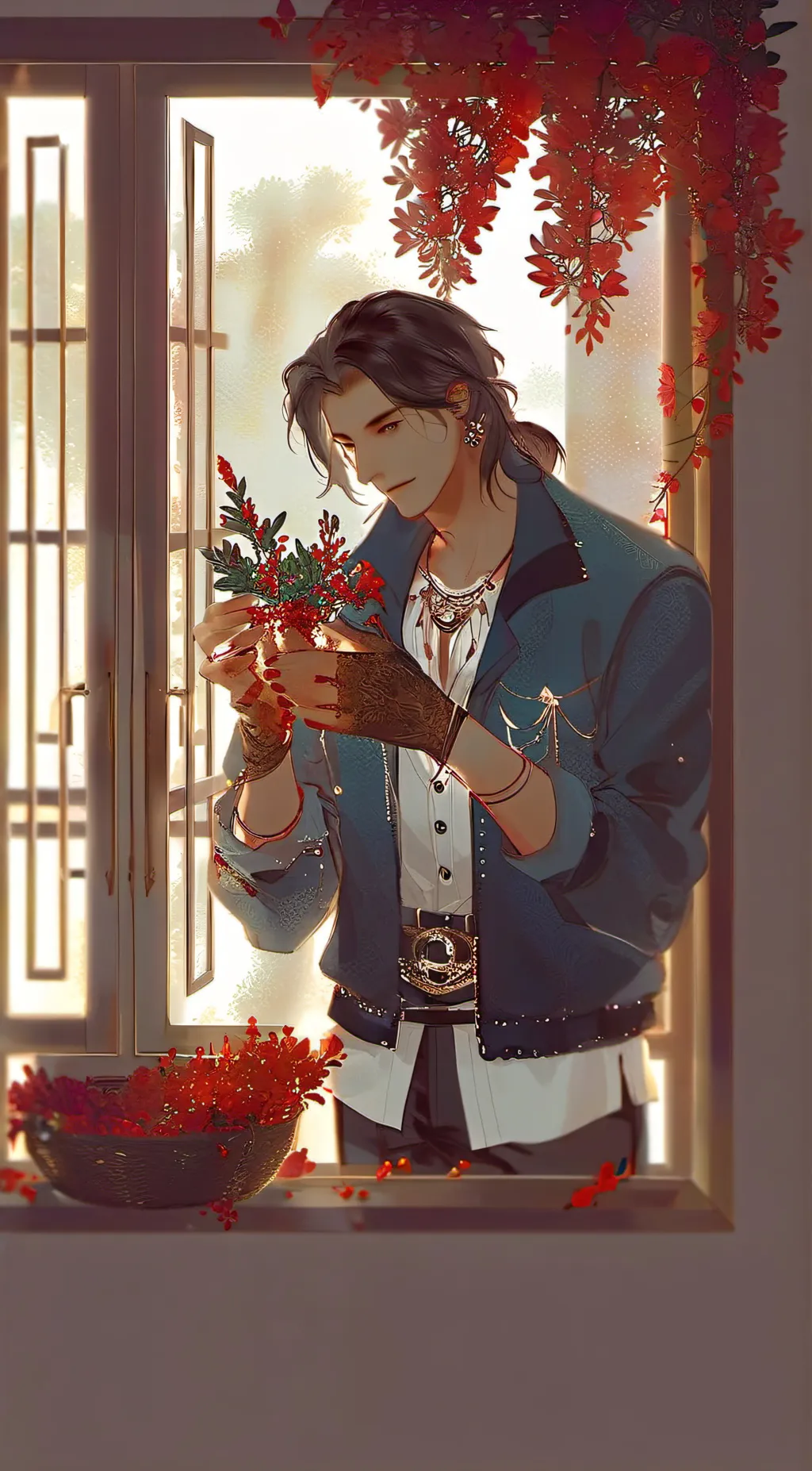 ai character: Adrien background