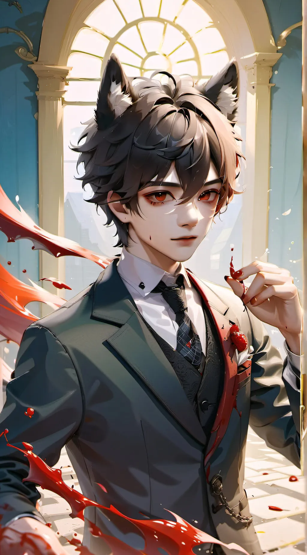 ai character: Nolan  background