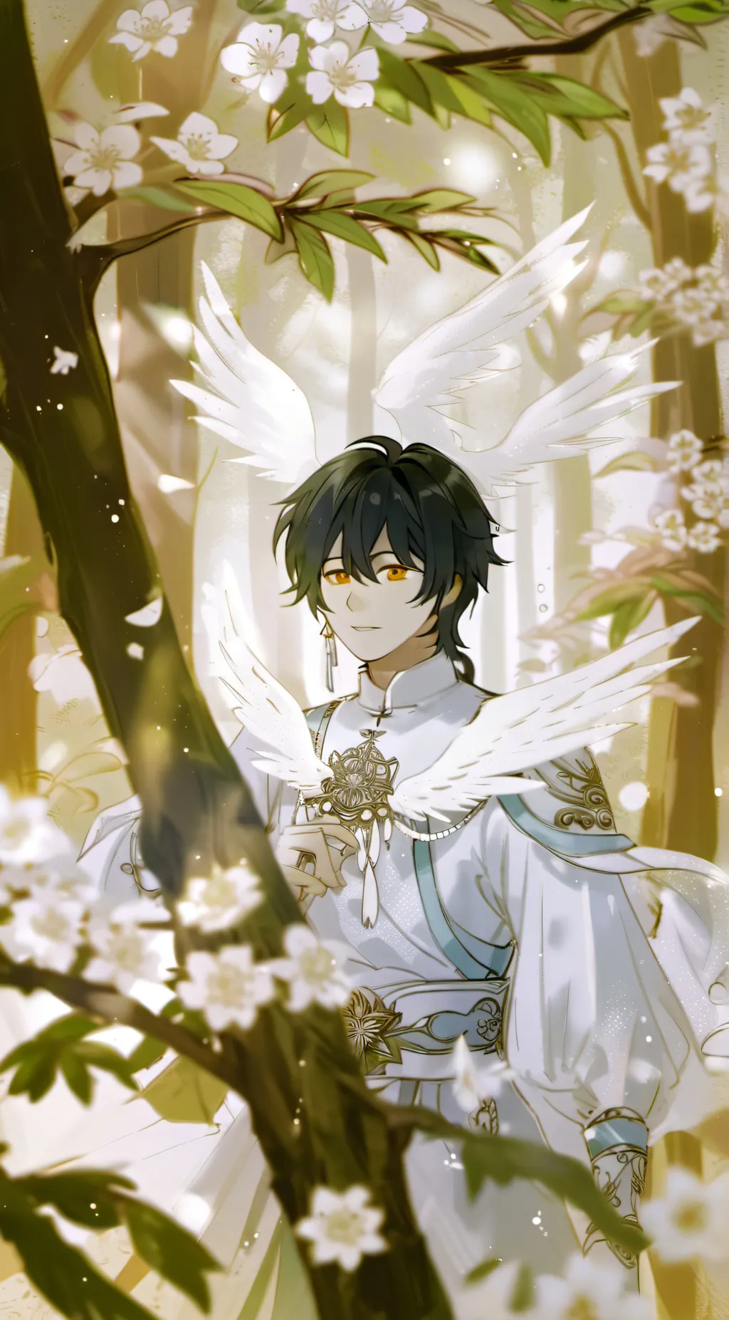 ai character: Ashe background