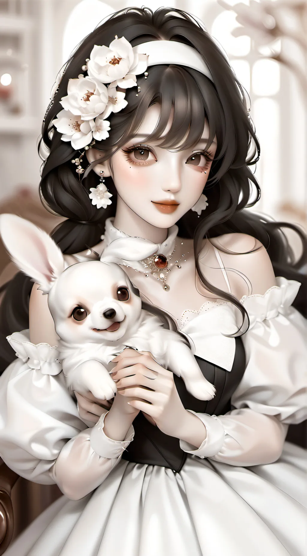 ai character: amelia background