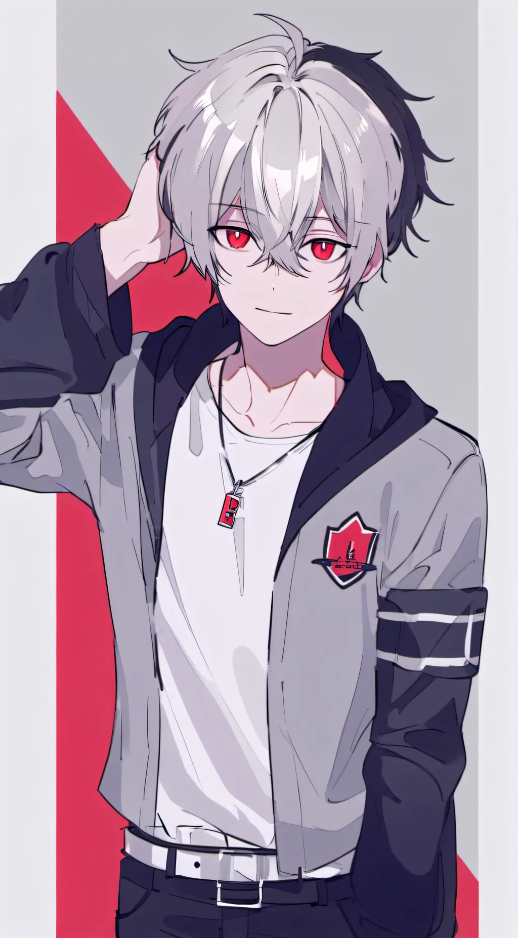 ai character: mha valentine  background