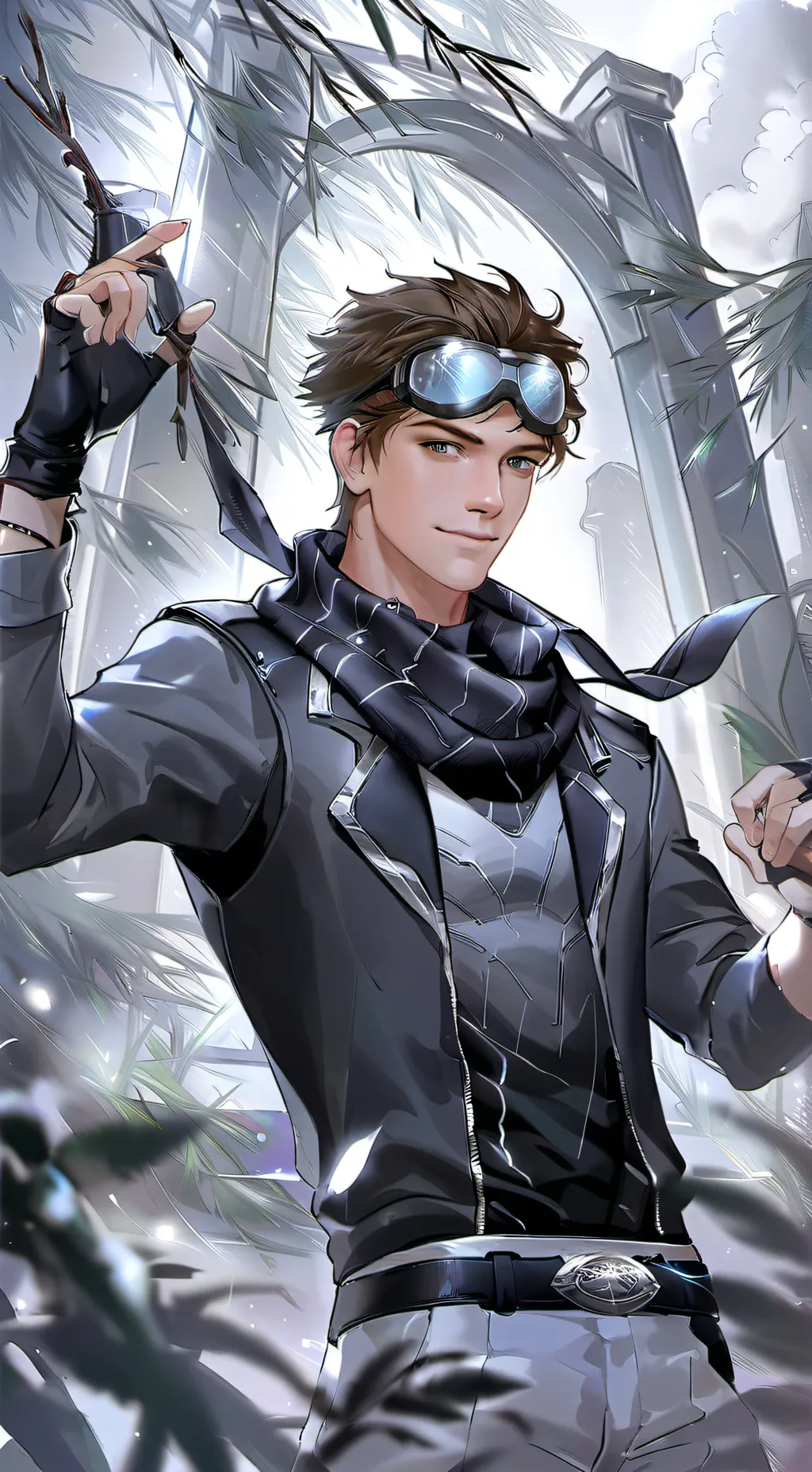 ai character: Raymond Bluestar background