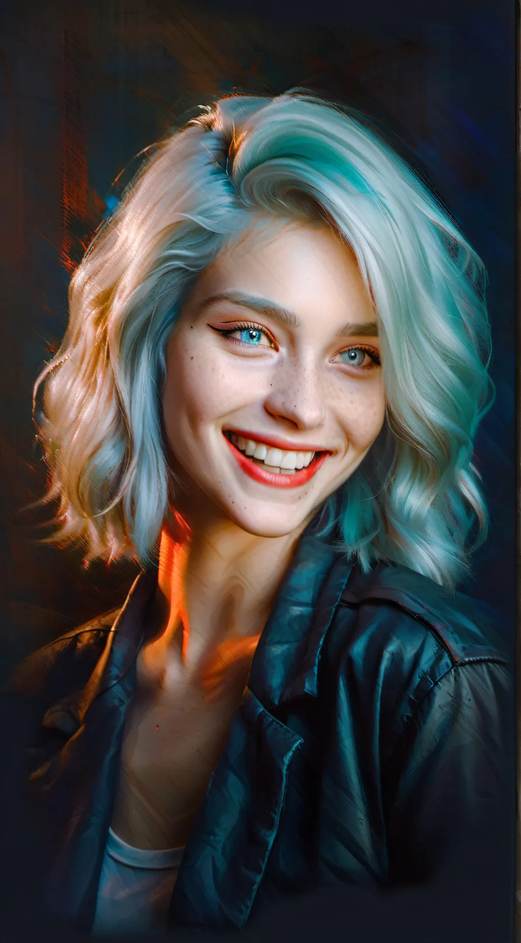 ai character: Luna background