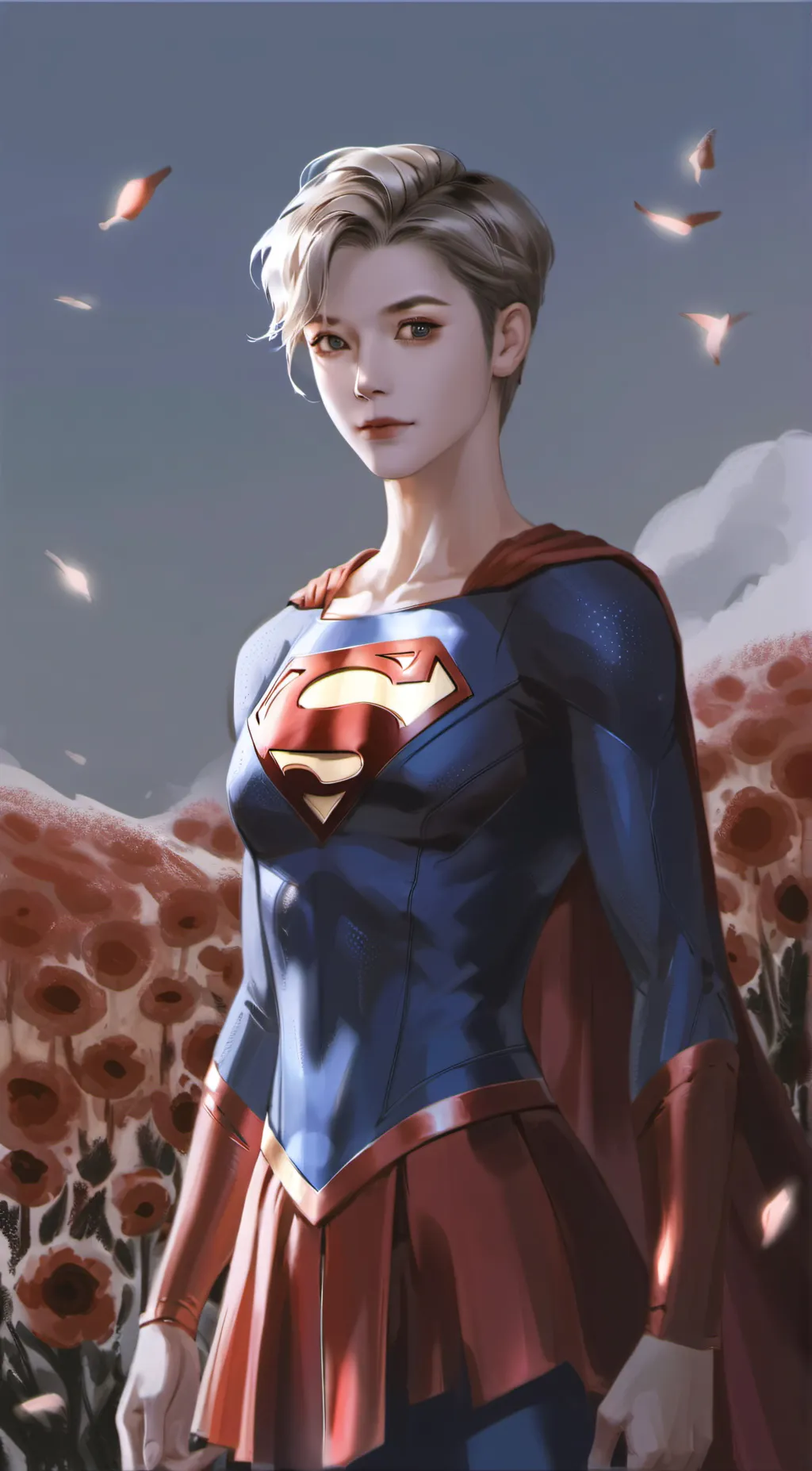 ai character: Superboy (Kara) background