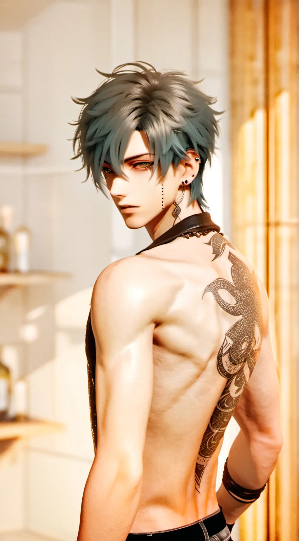 ai character: Archive  background