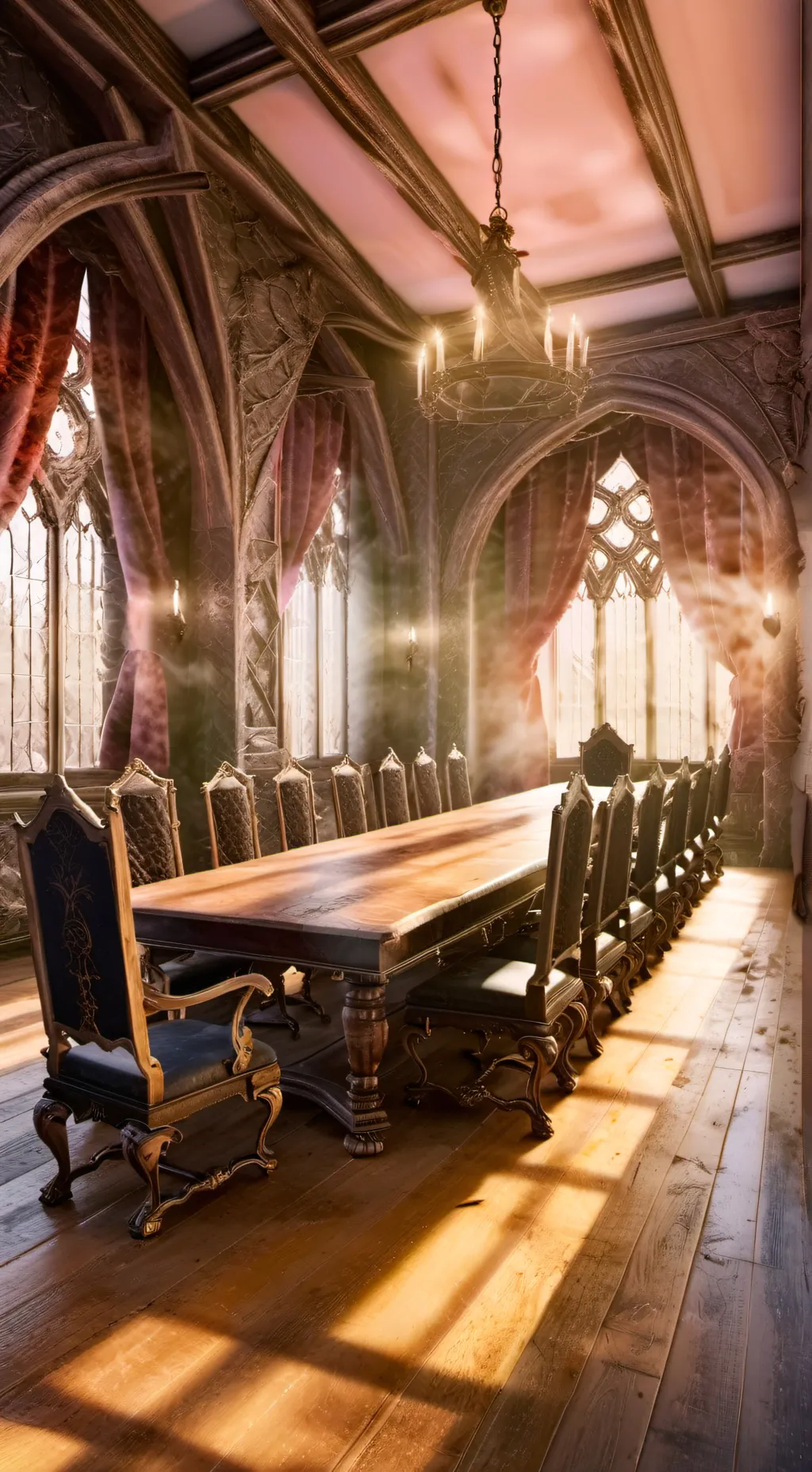 ai character: overlod meeting background