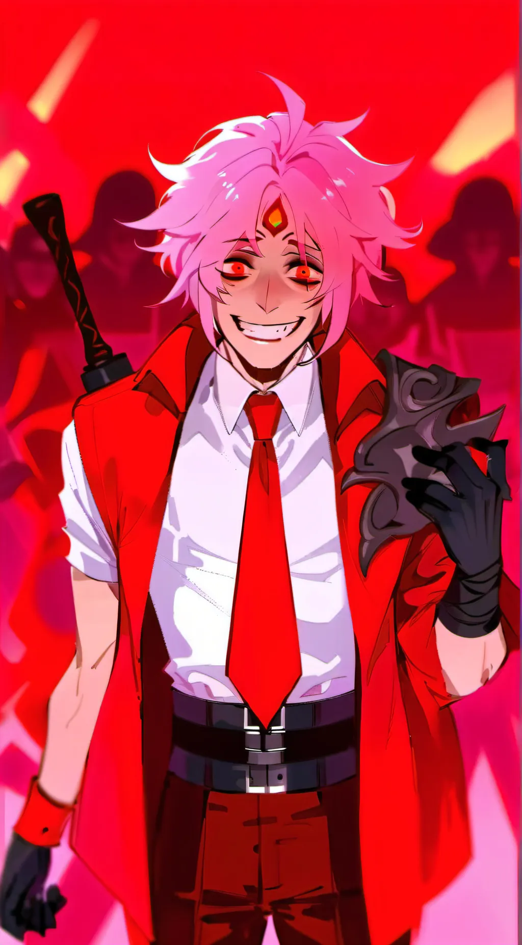 ai character: AししA＄†✿r  background