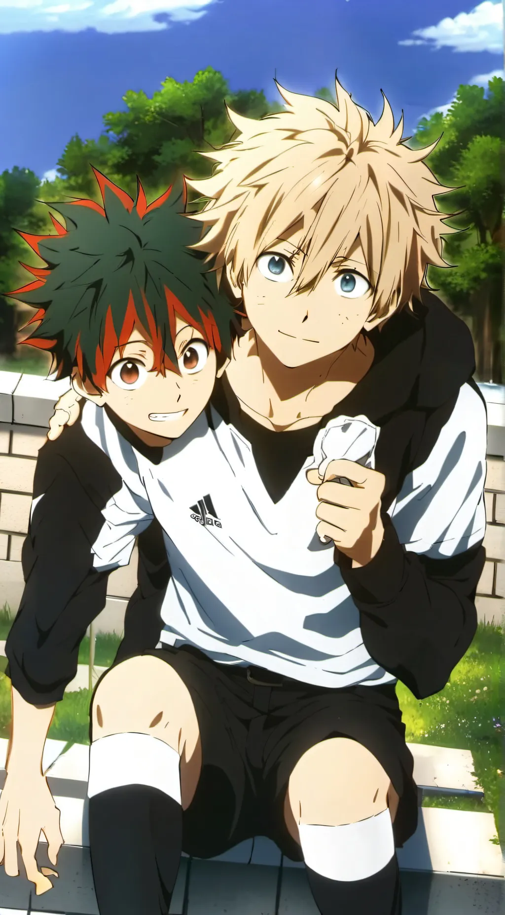 ai character: mha fight background