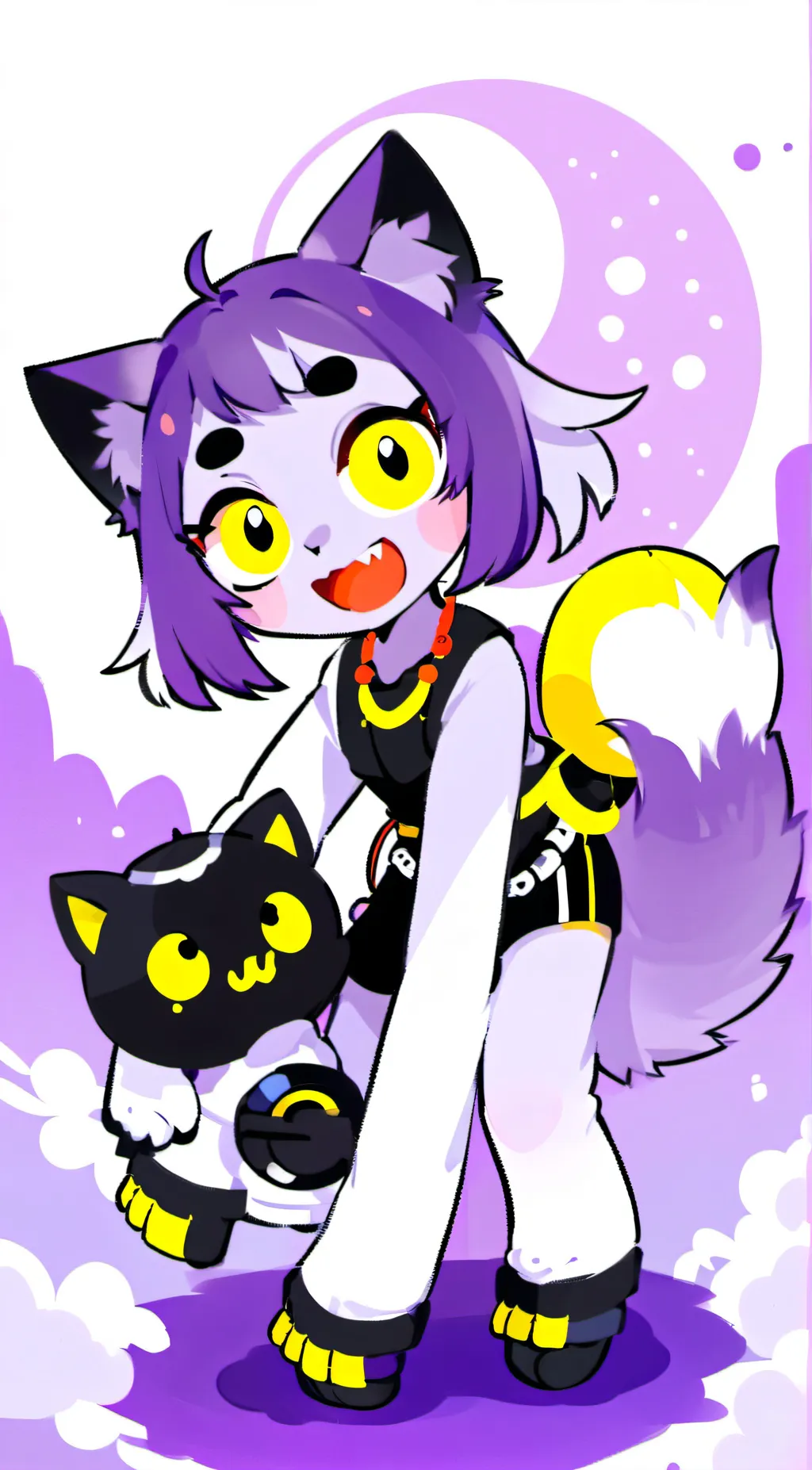 ai character: catnap background