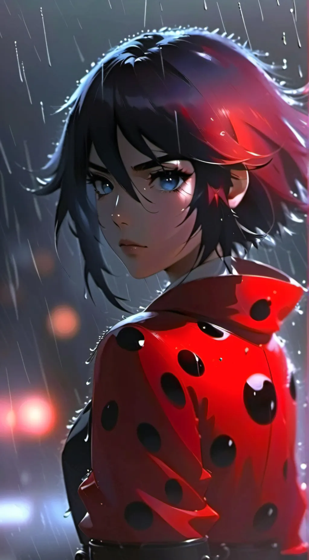 ai character: ladybug  background