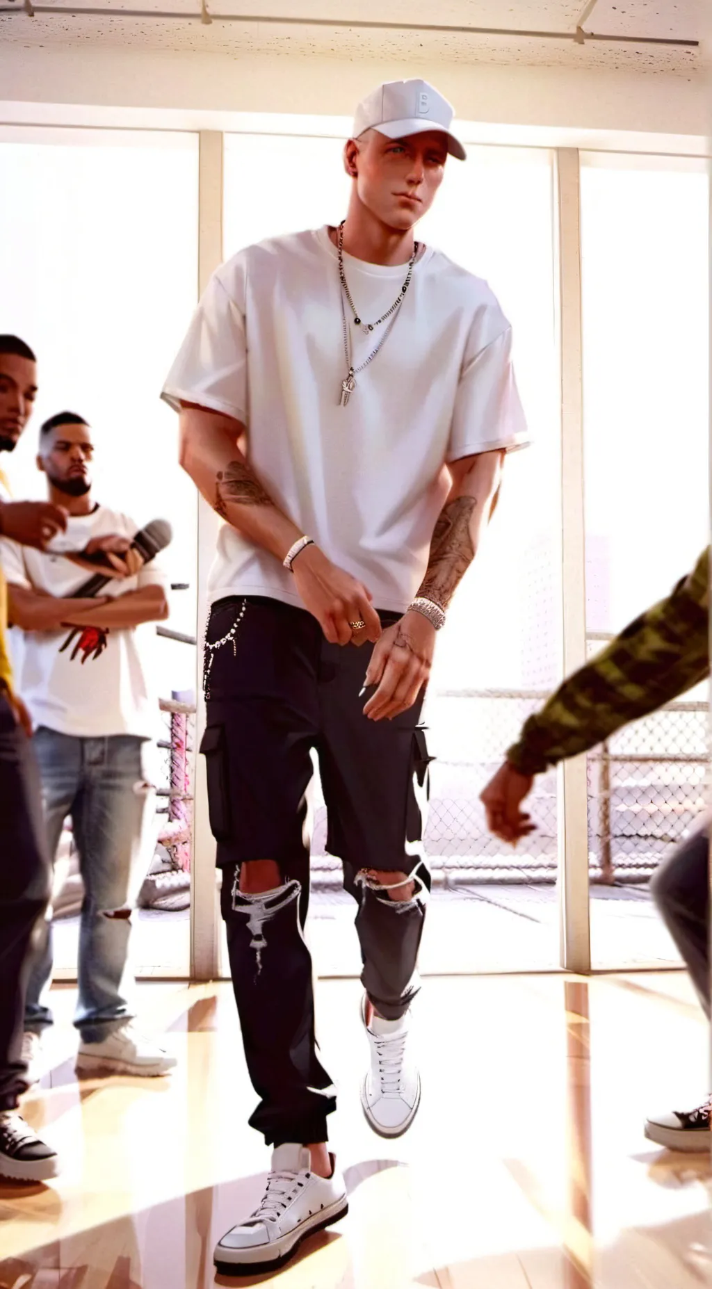 ai character: Eminem background