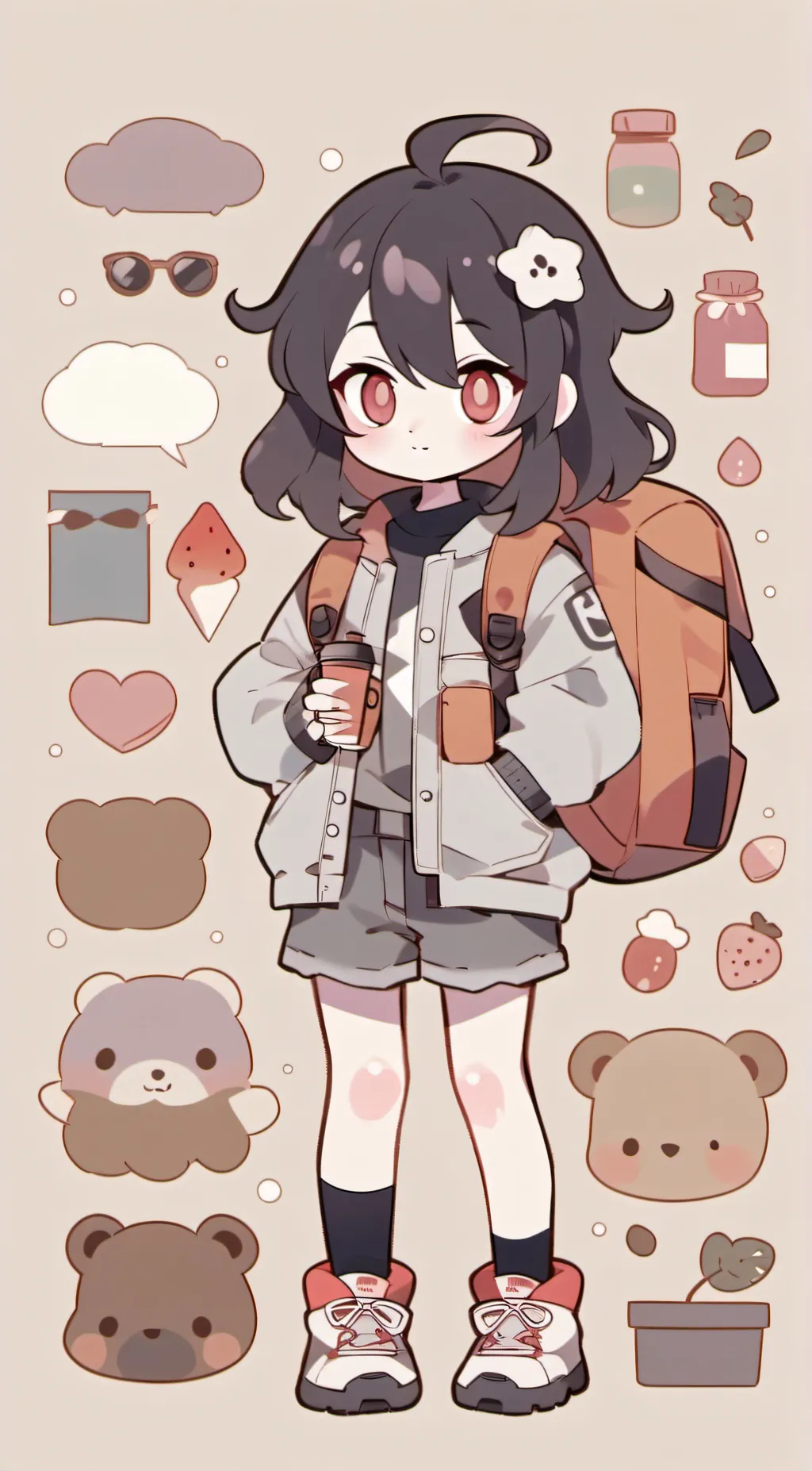 ai character: Chinatsu background