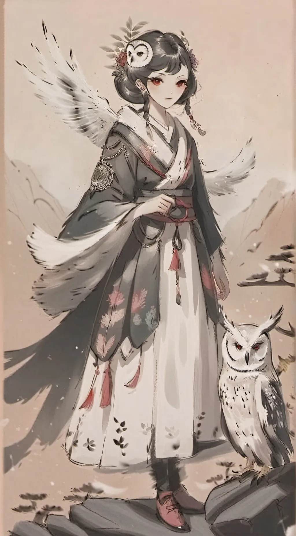 ai character: Siisussjsjsj background