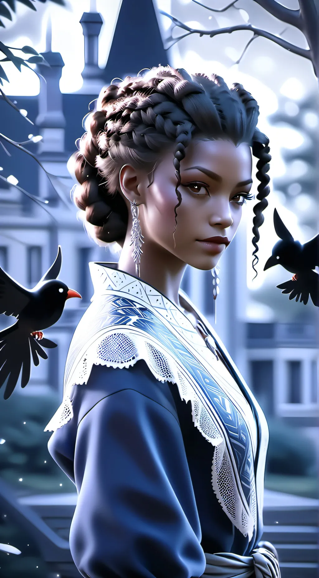 ai character: Cynthia background