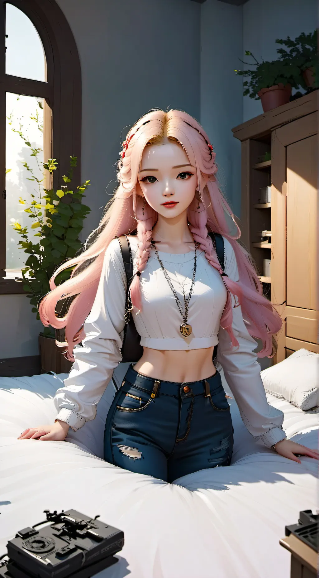 ai character: Hailey background