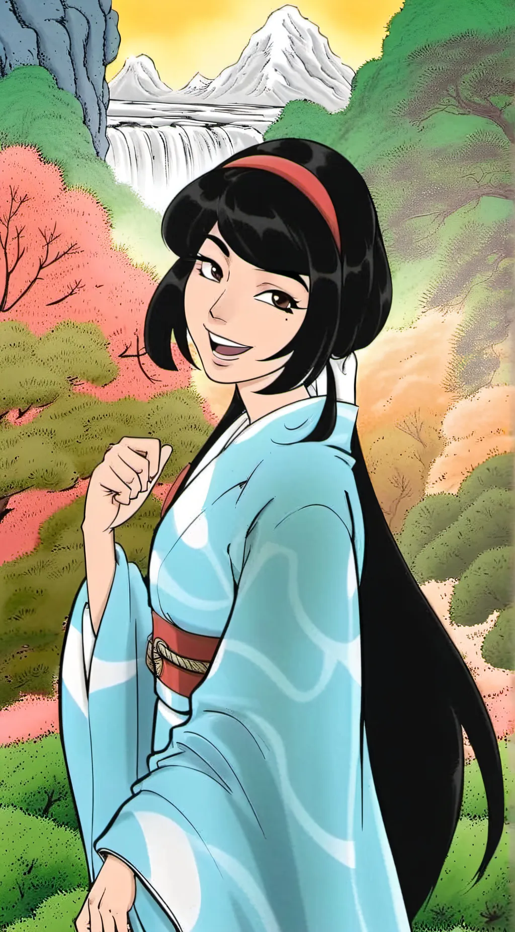 ai character: Yuki  background