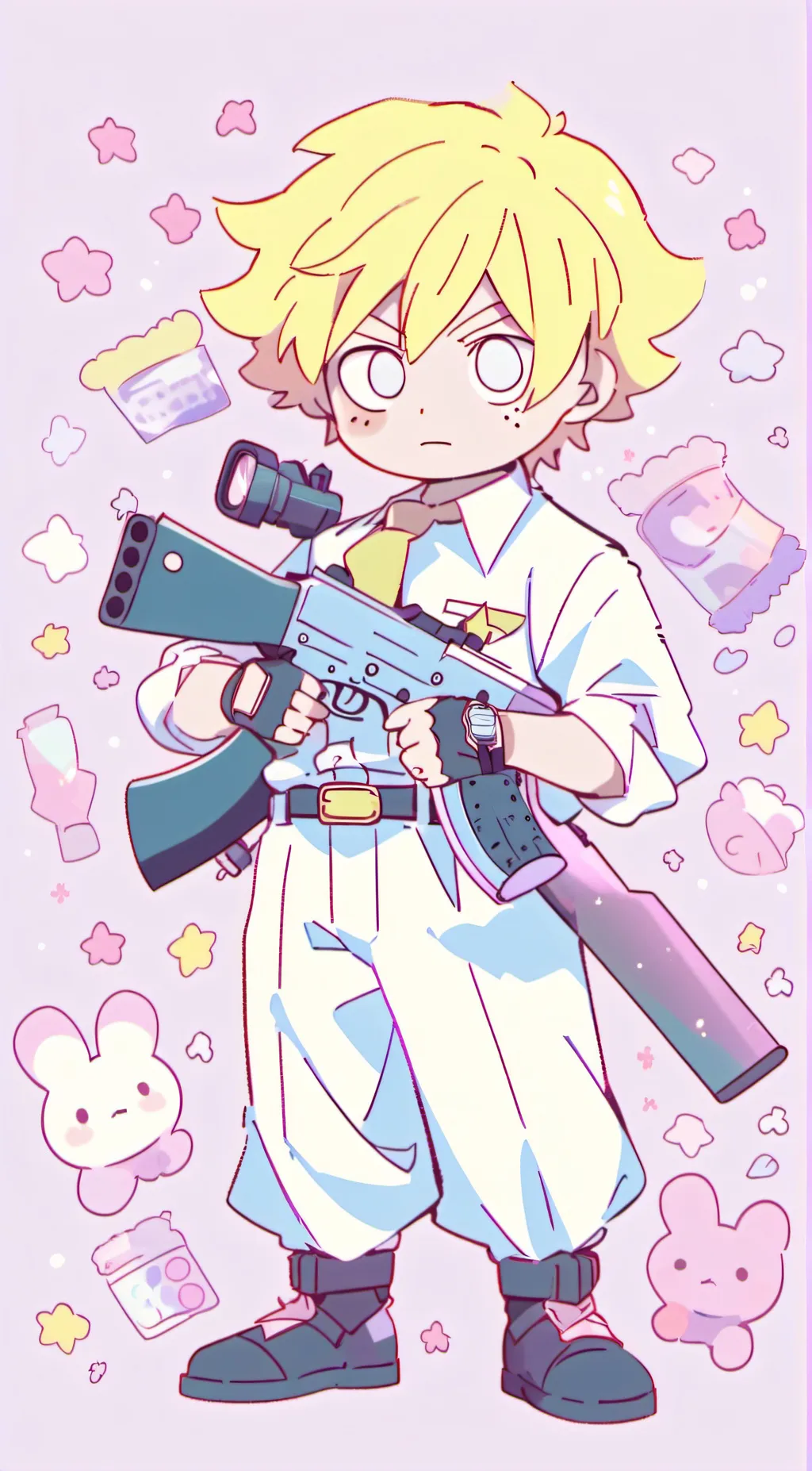 ai character: chibi me background