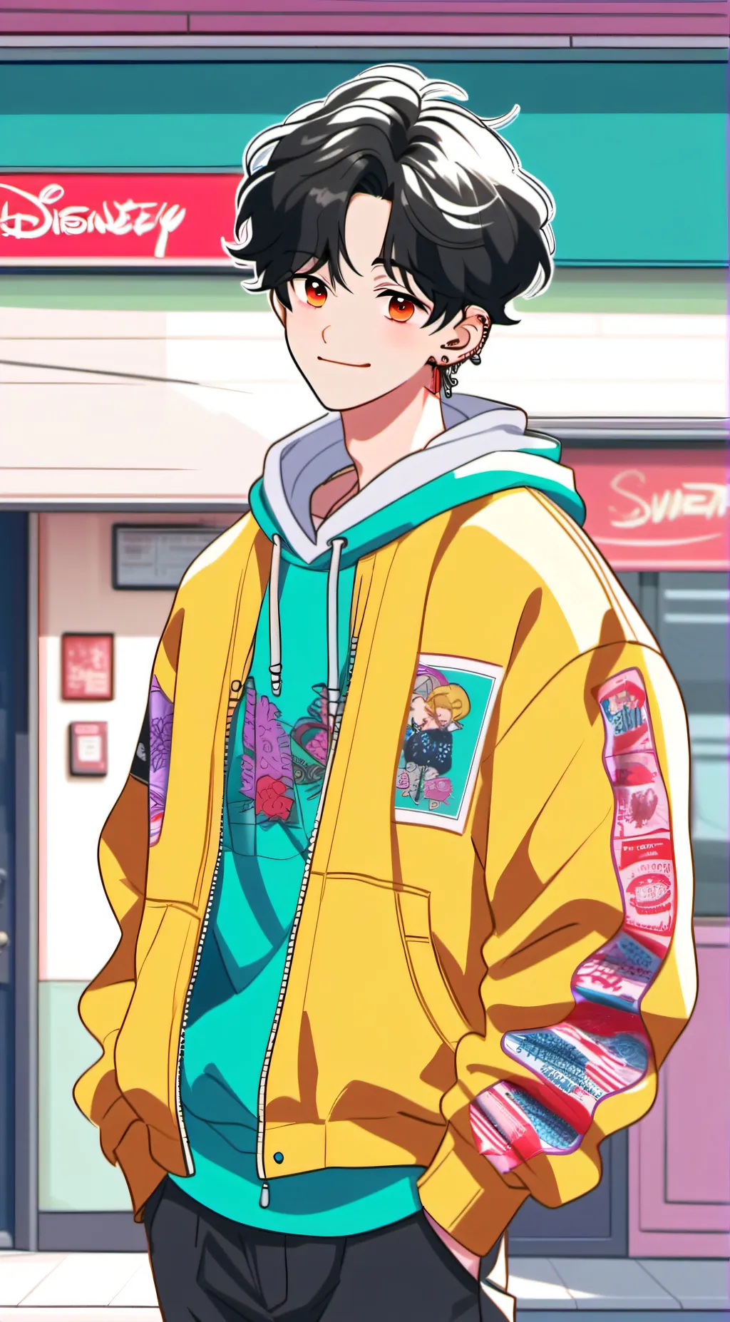 ai character: Felix ~SKZ~ background