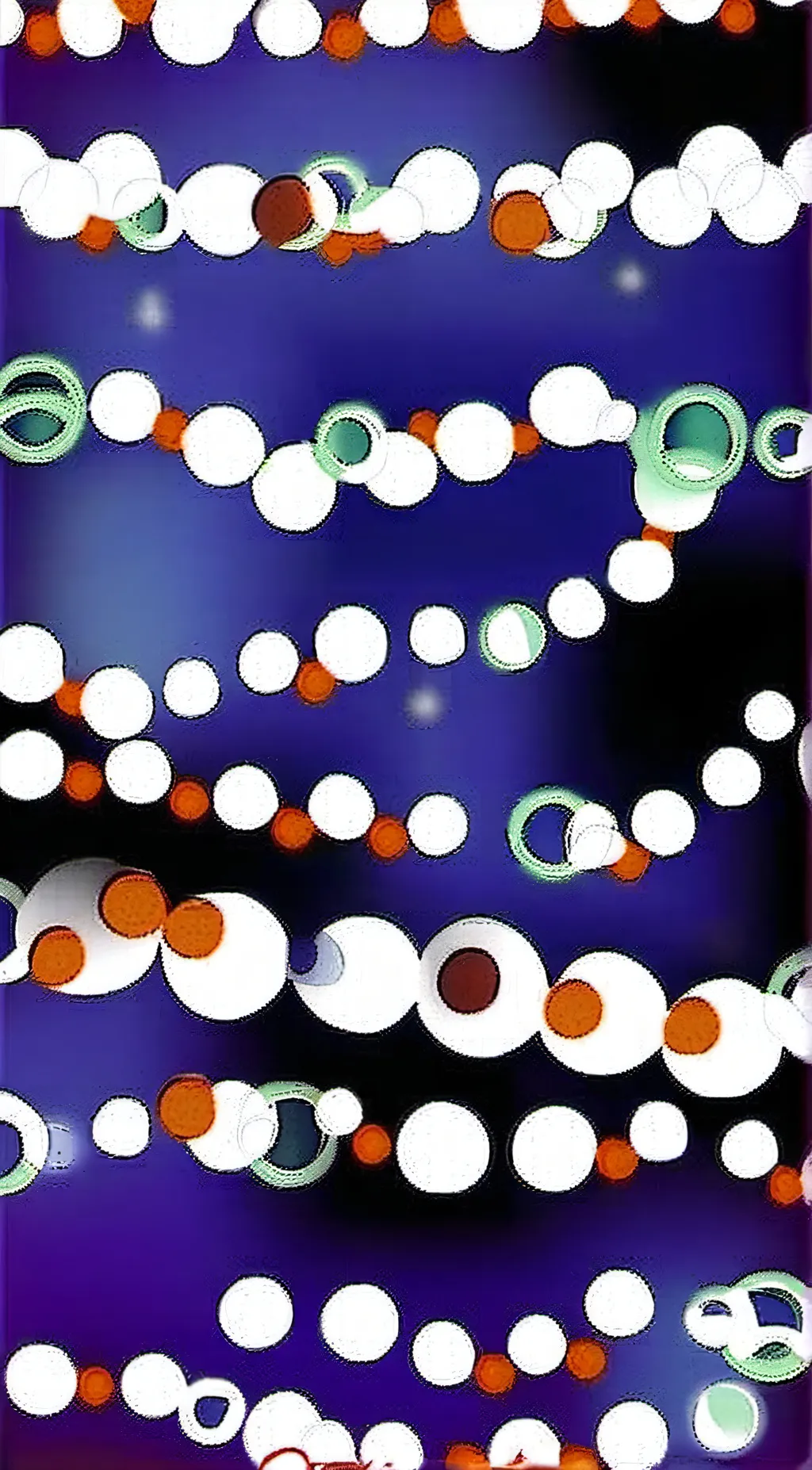 ai character: smiling critters background