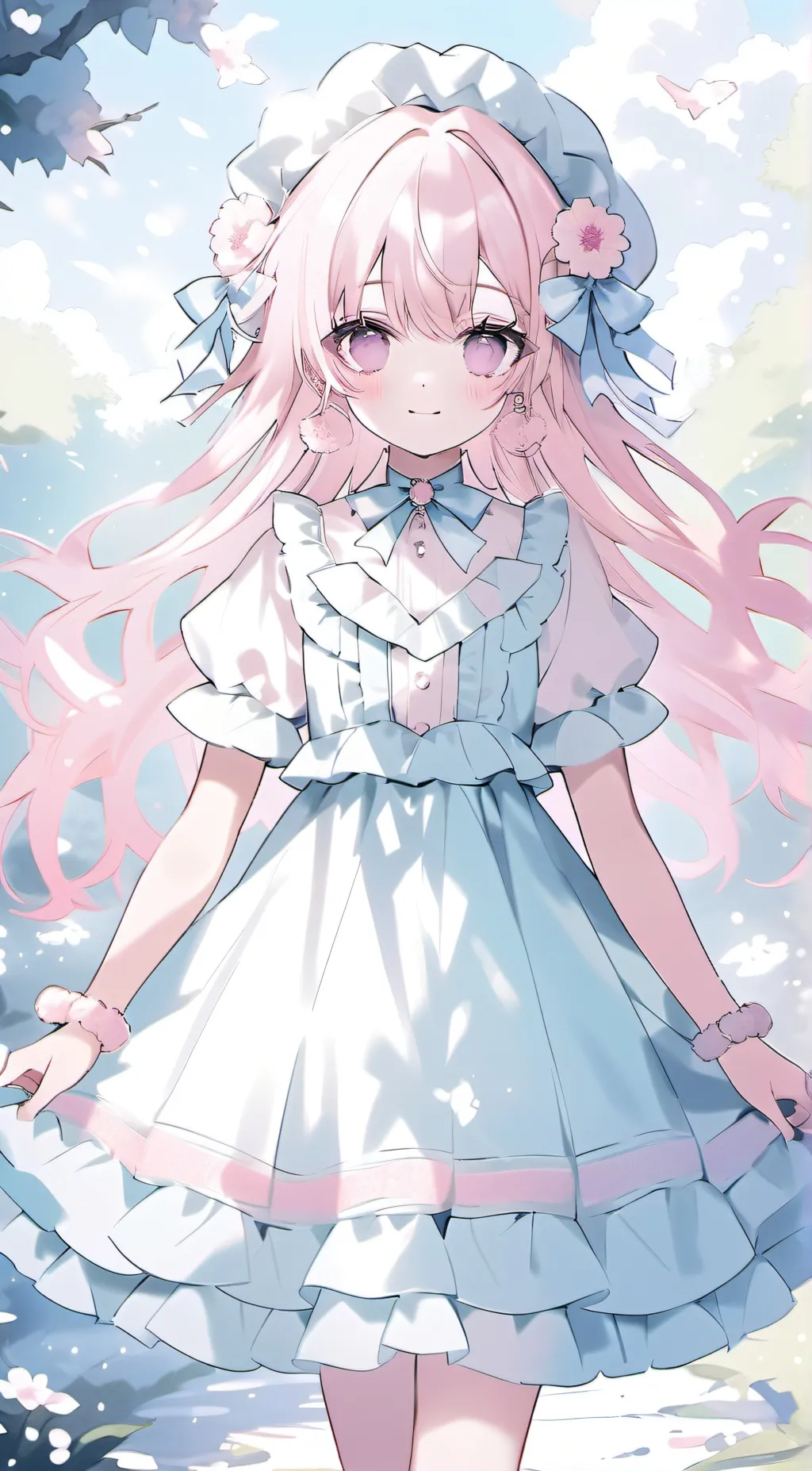 ai character: Rose background