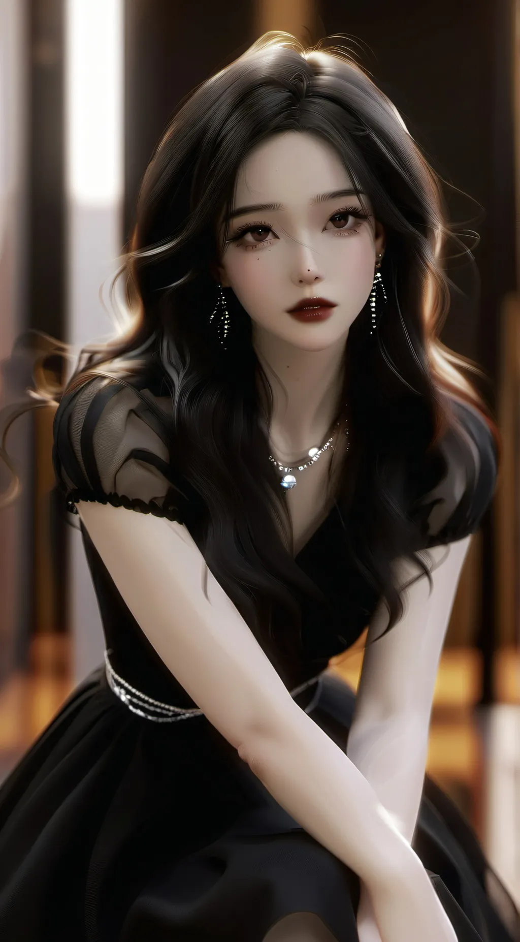 ai character: Aria background