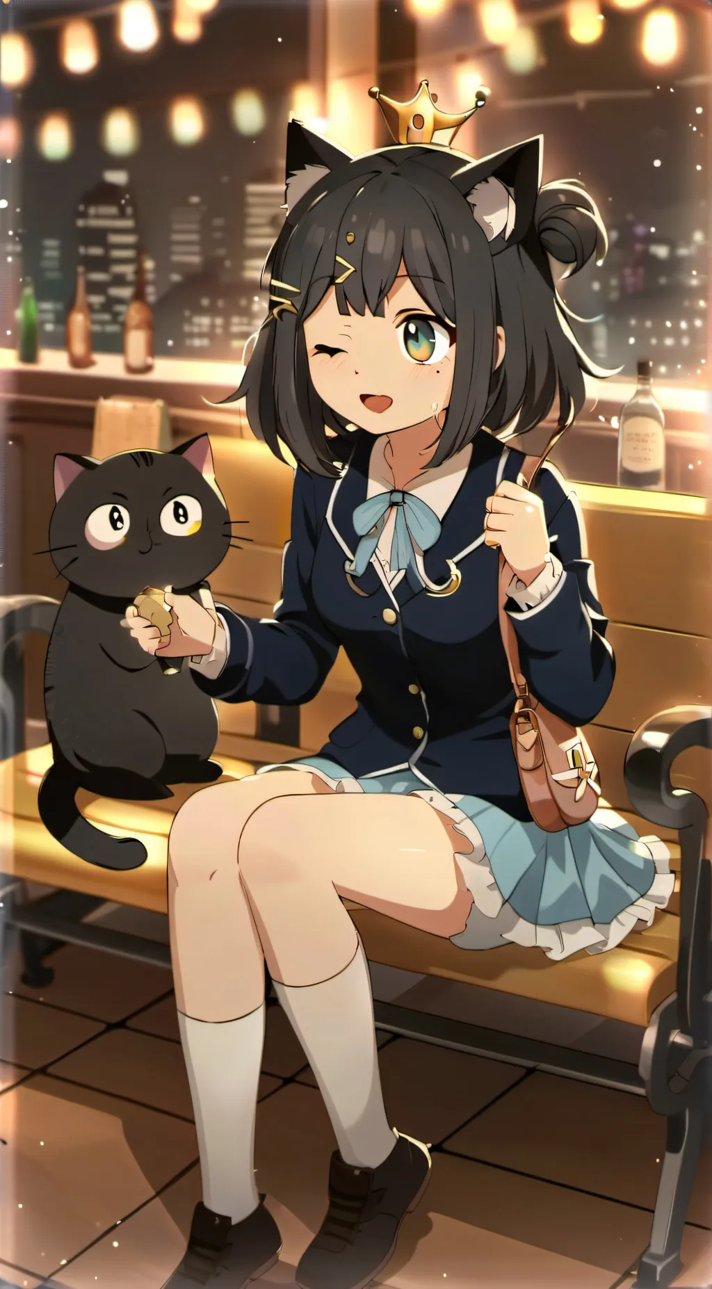 ai character: moonlight  background