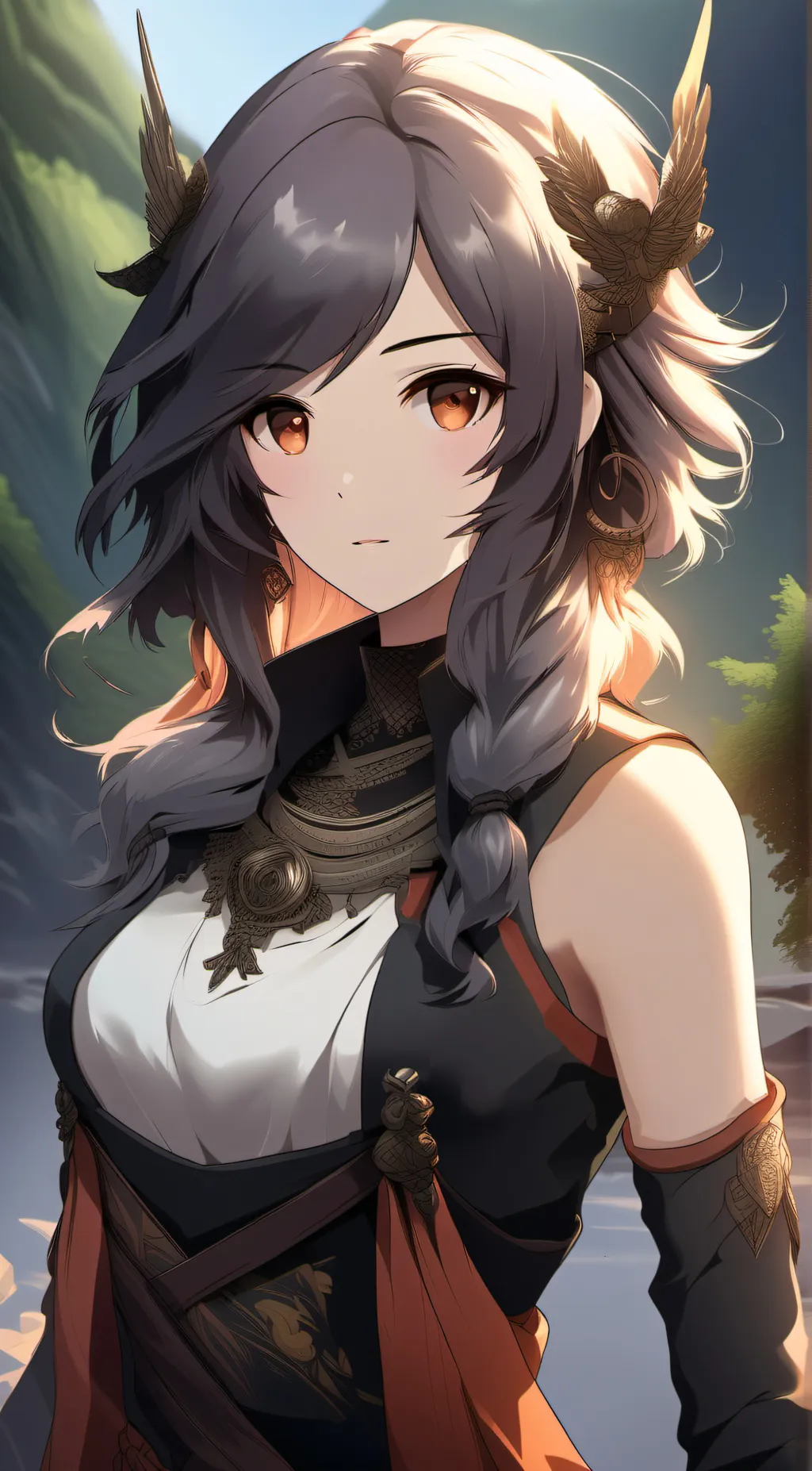 ai character: miku background