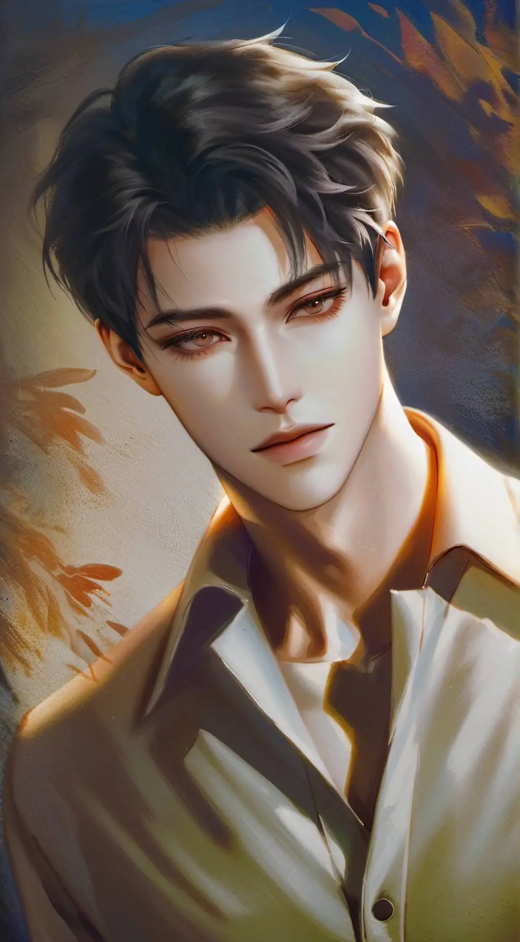 ai character: ezrah  background