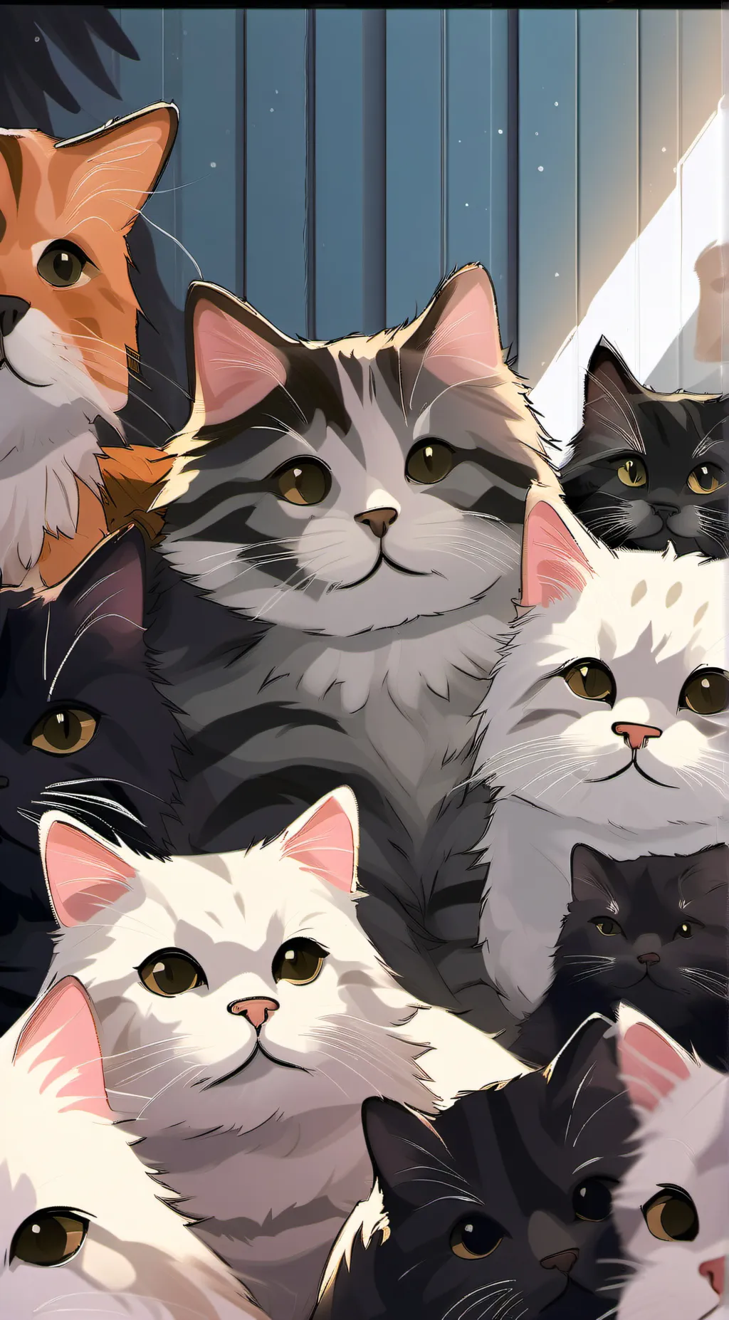 ai character: Cat Family background