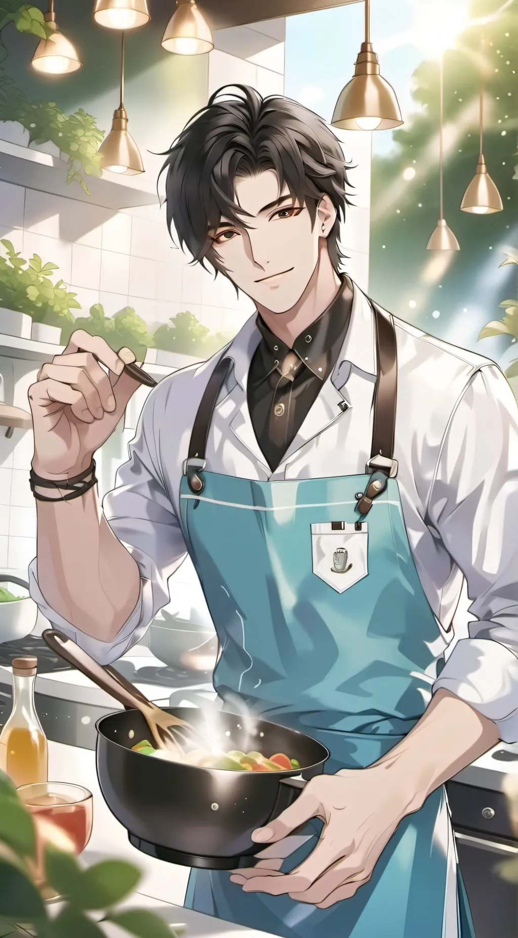 ai character: Garrett background